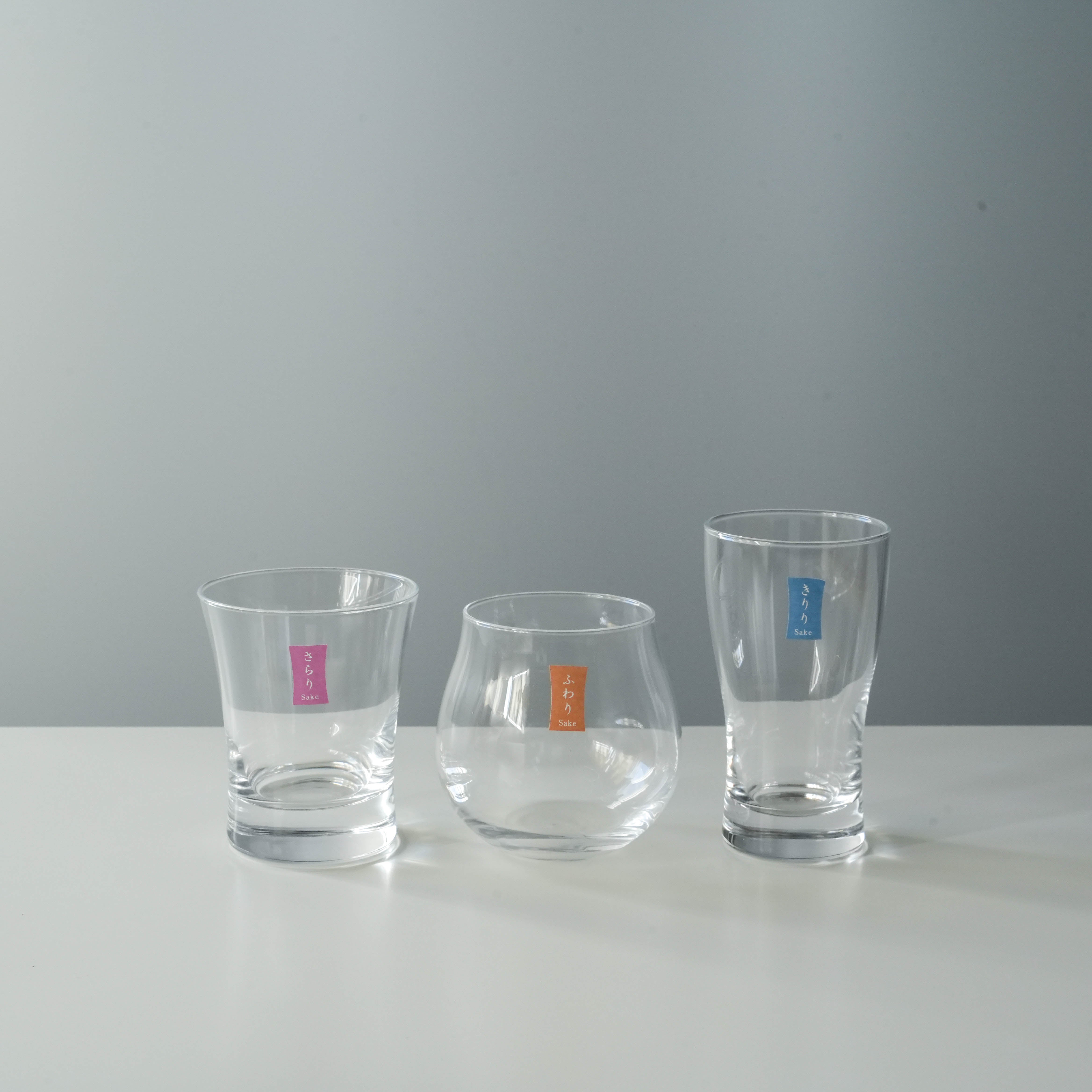 Toyo-Sasaki Sake Cup Comparison Set of 3