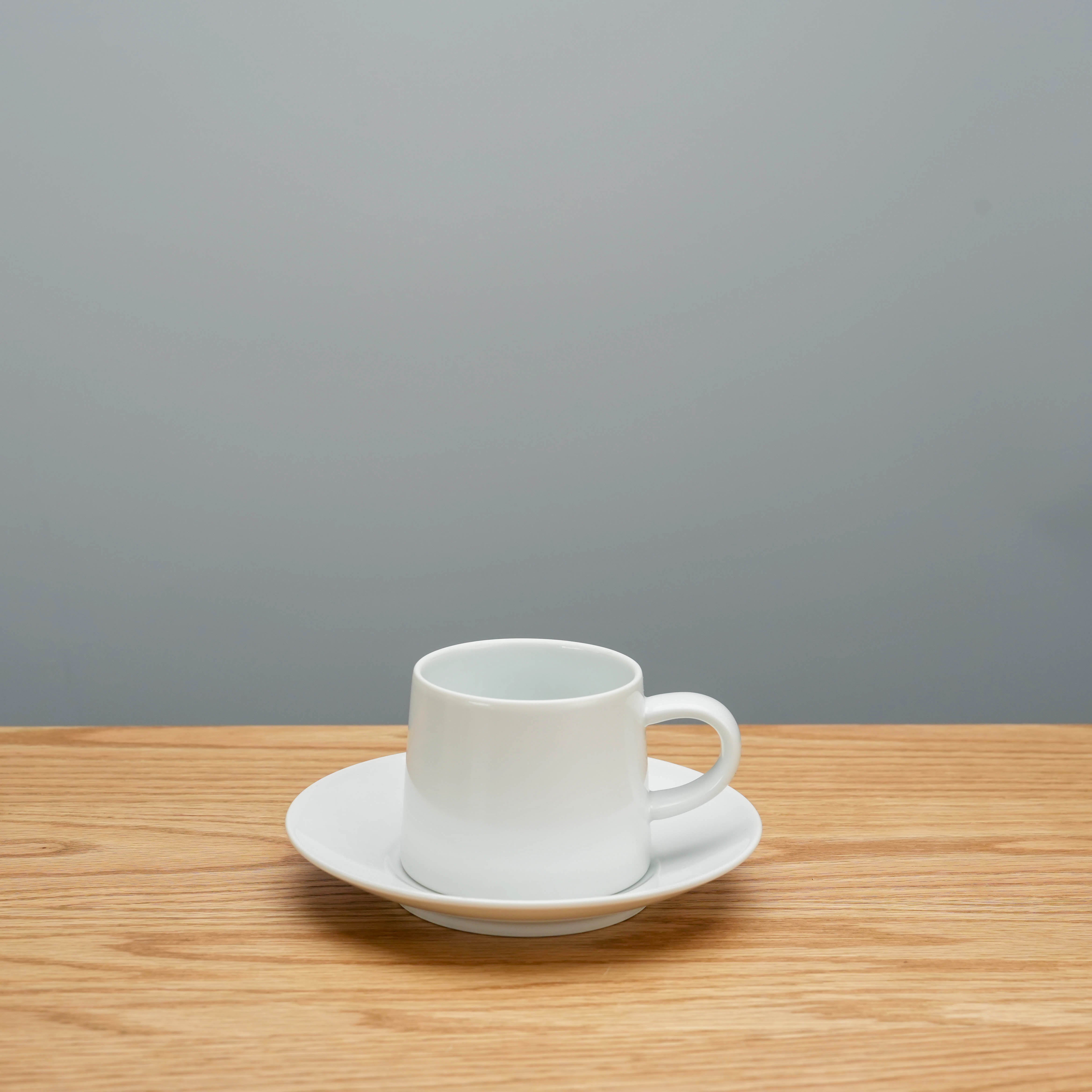 Hasami Ware Hakusan M Type Cup and Saucer