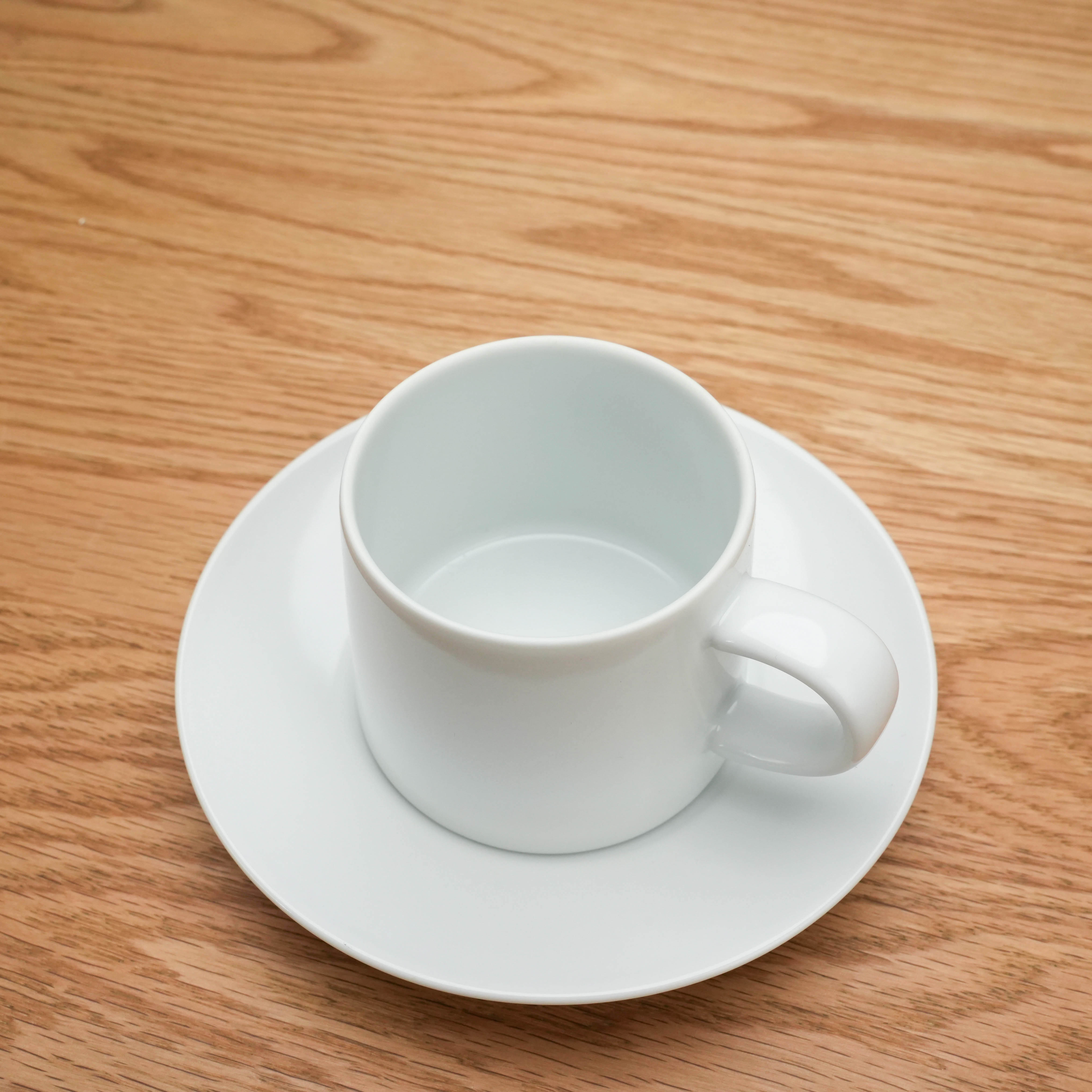Hasami Ware Hakusan M Type Cup and Saucer