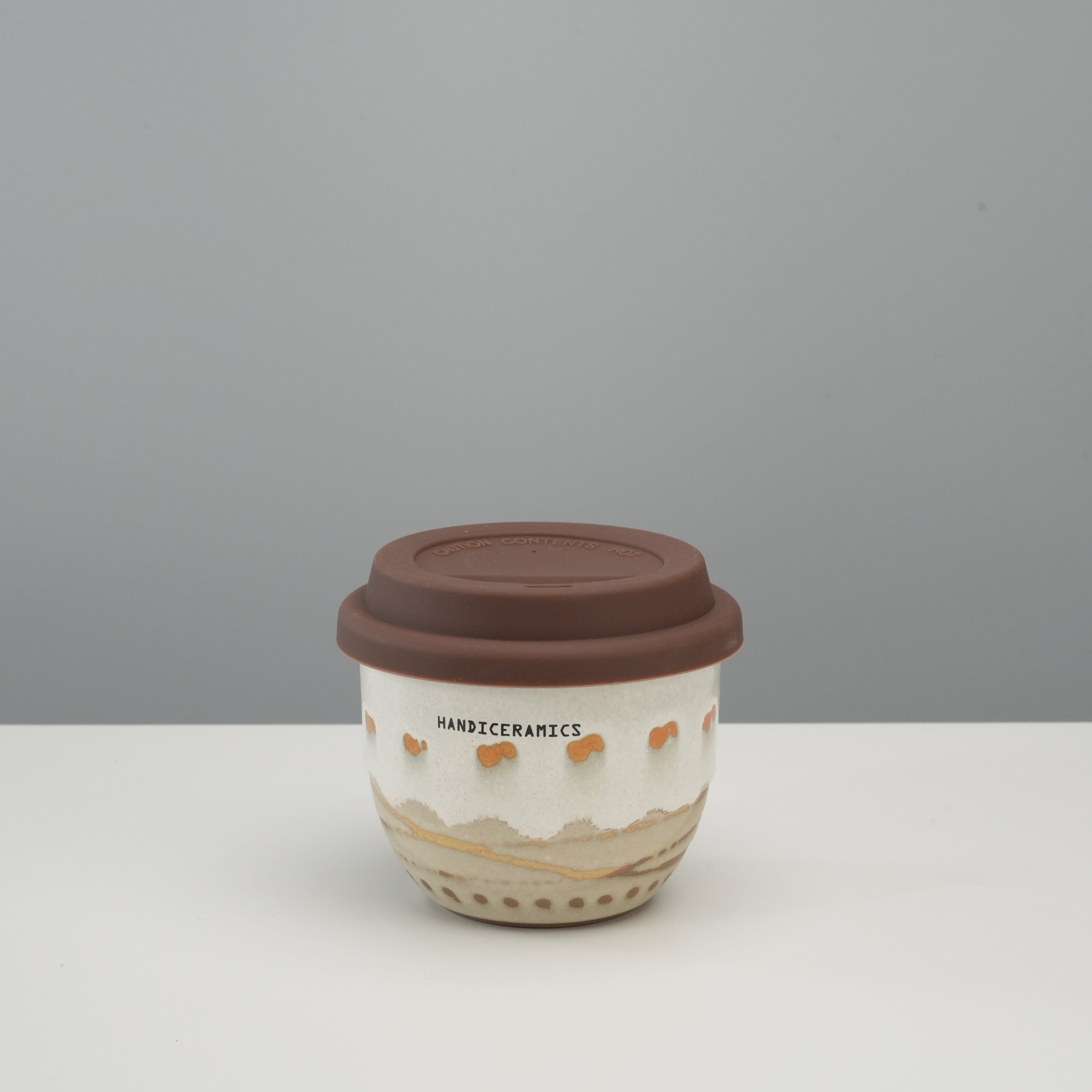 Handiceramics Acorn Travel Cup - Latte