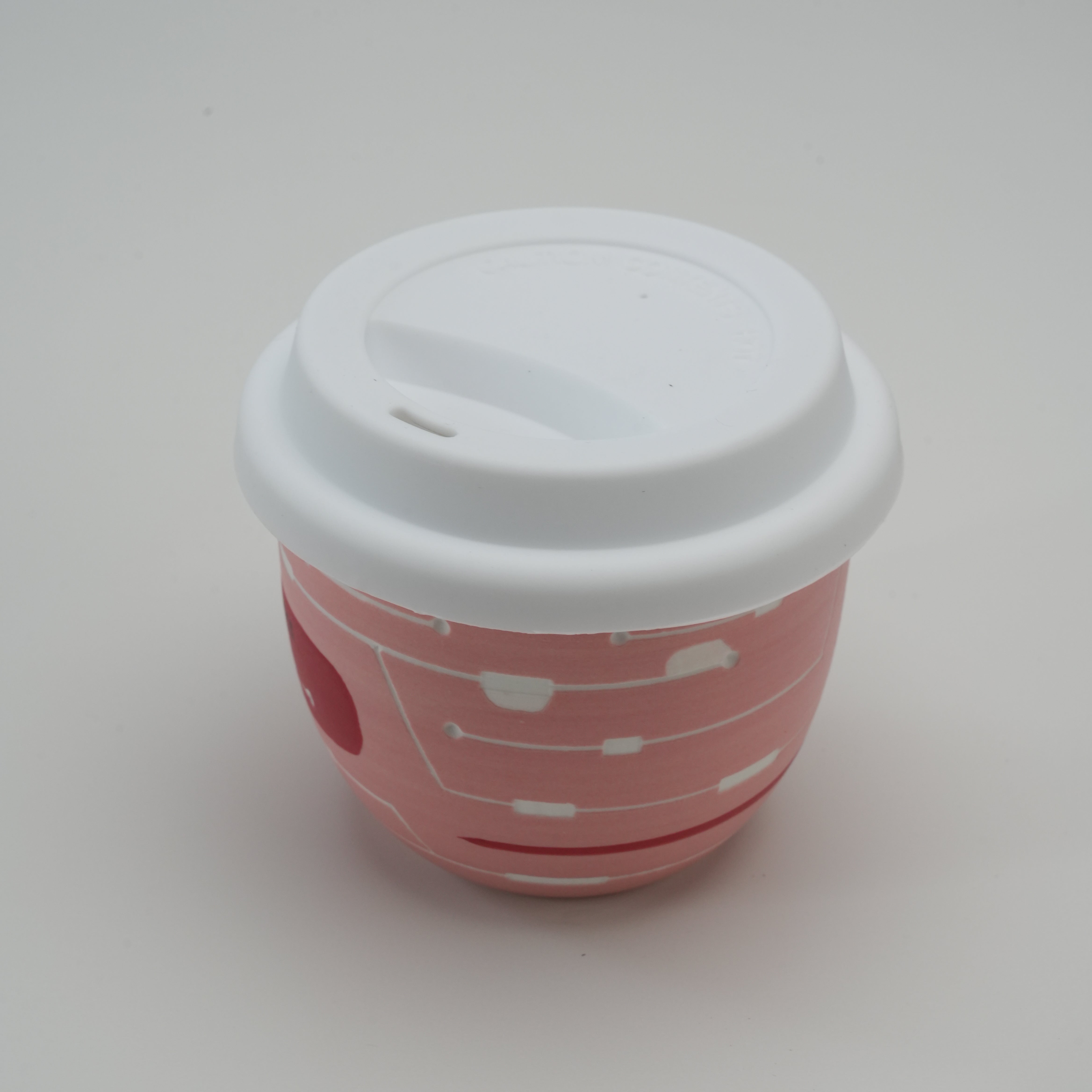Handiceramics  Macarons Travel Cup - Dragonfruit