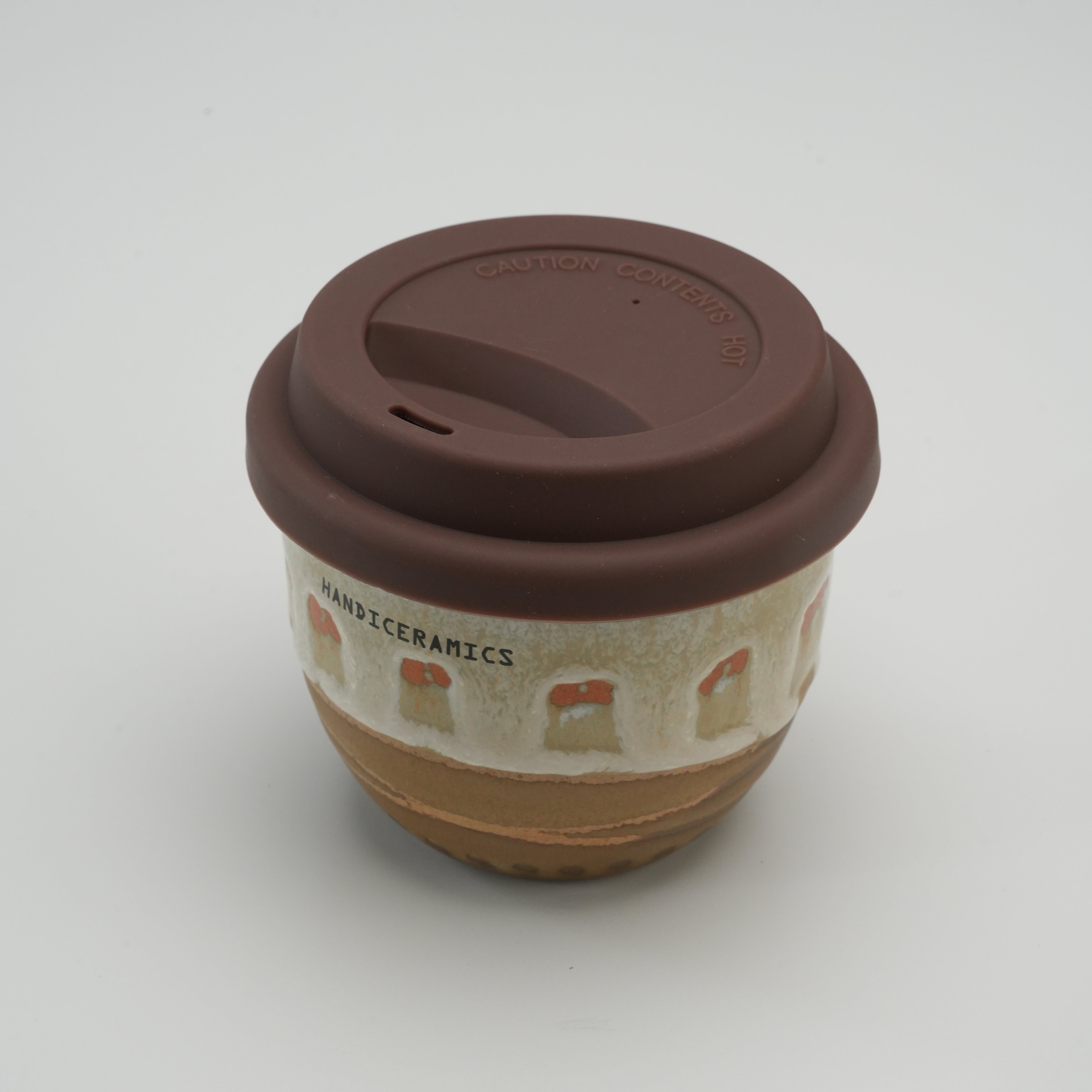 Handiceramics Acorn Travel Cup - Mocha
