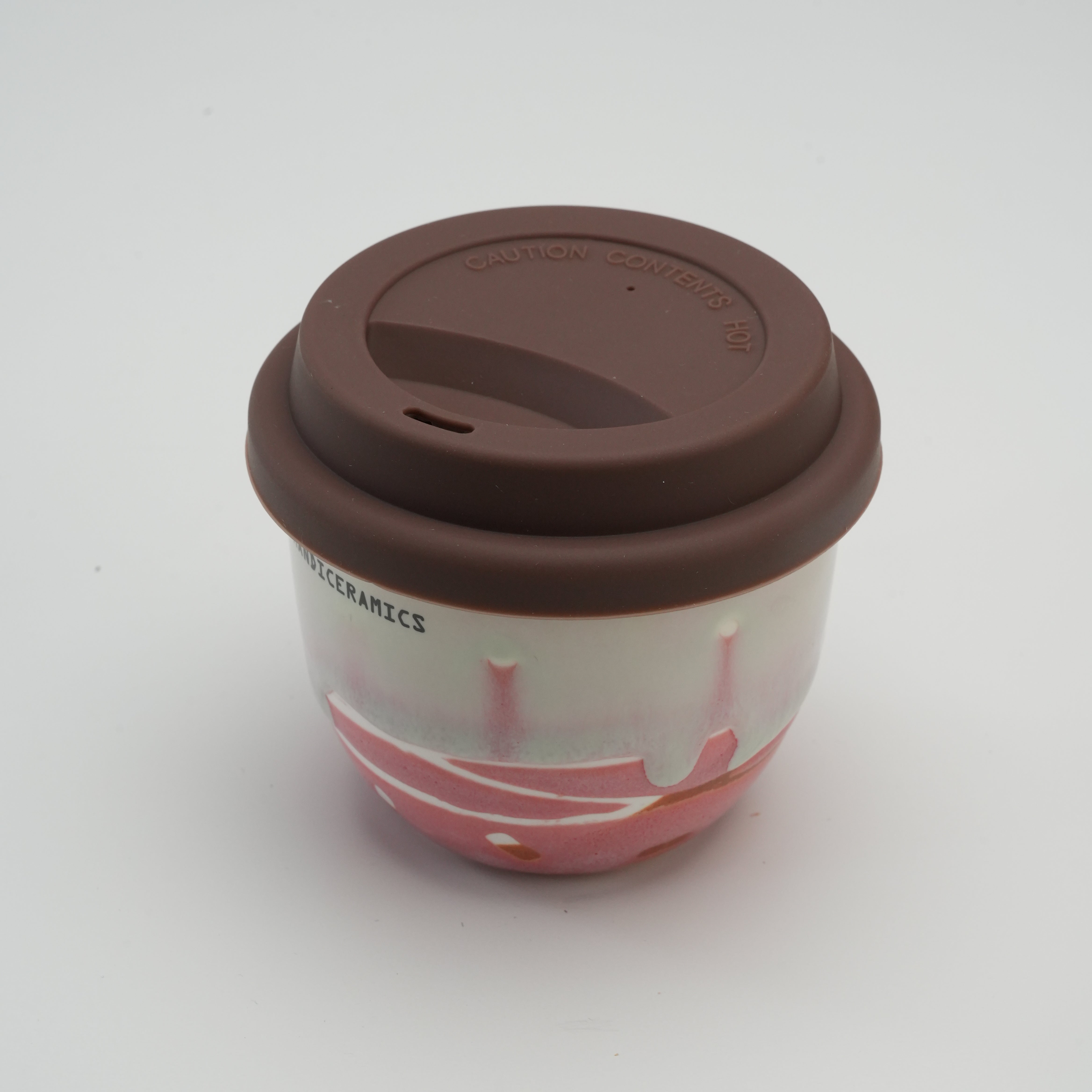 Handiceramics Boba Travel Cup - Strawberry