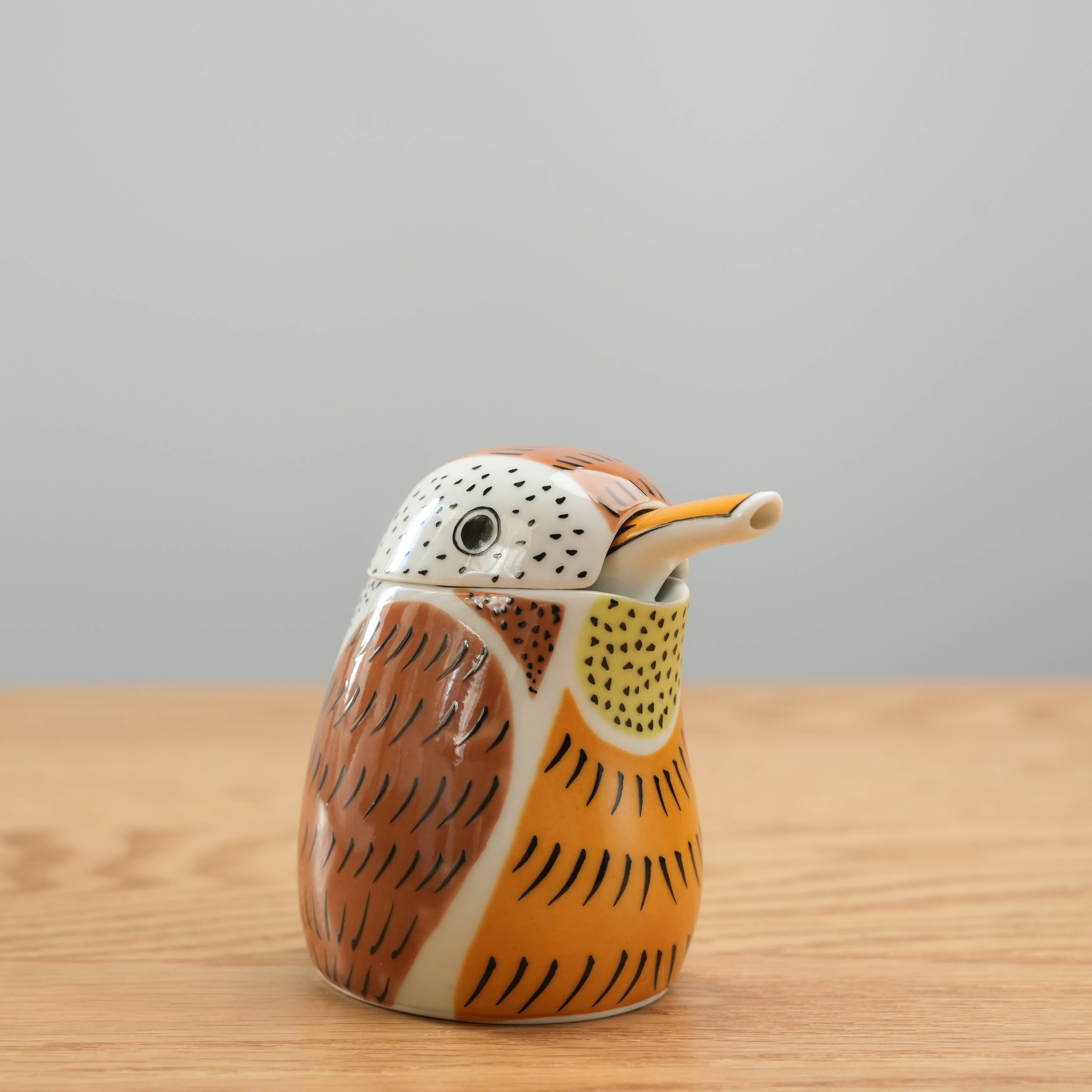 Arita Ware Sparrow Soy Sauce Dispenser