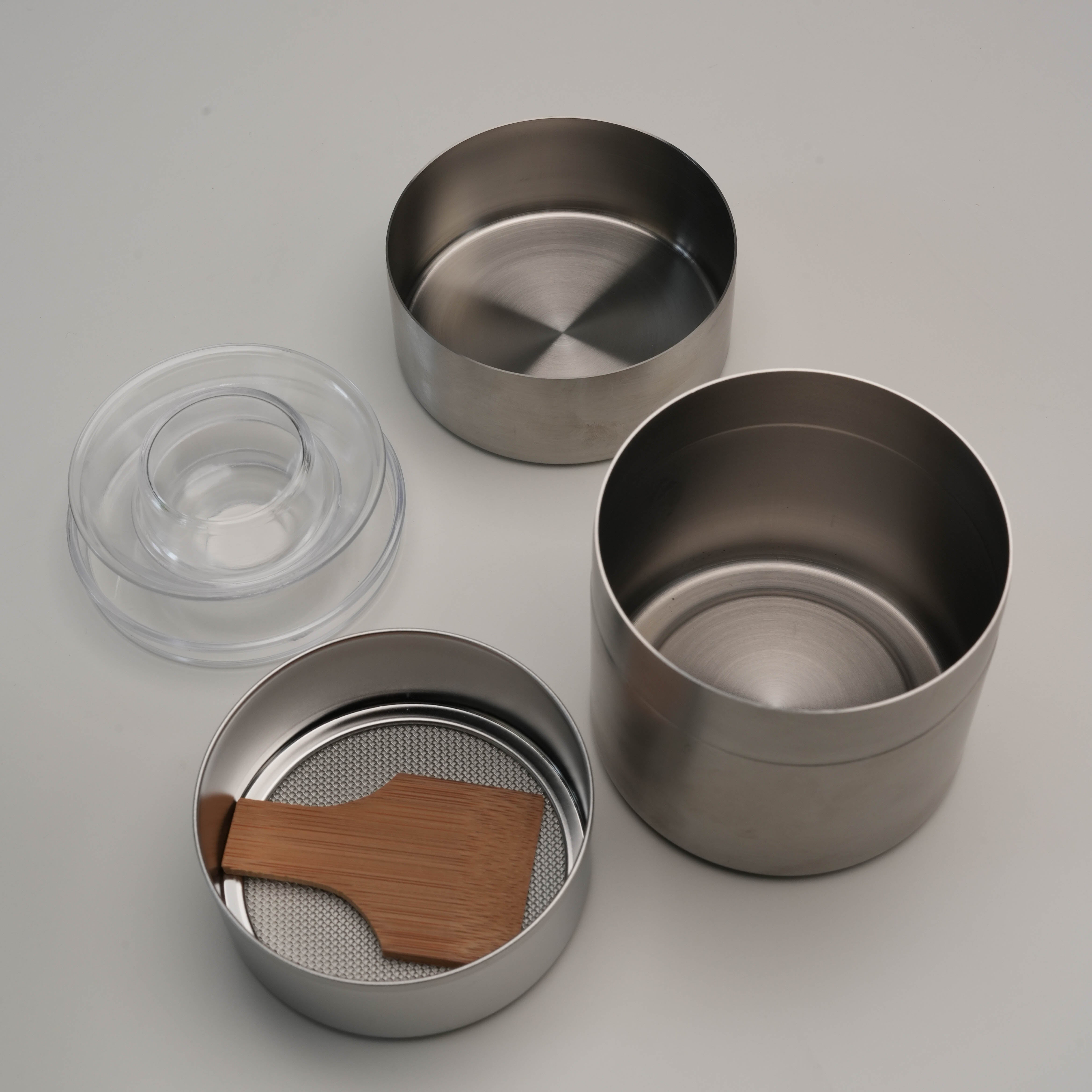 Stainless Steel Matcha Sifting Can Set