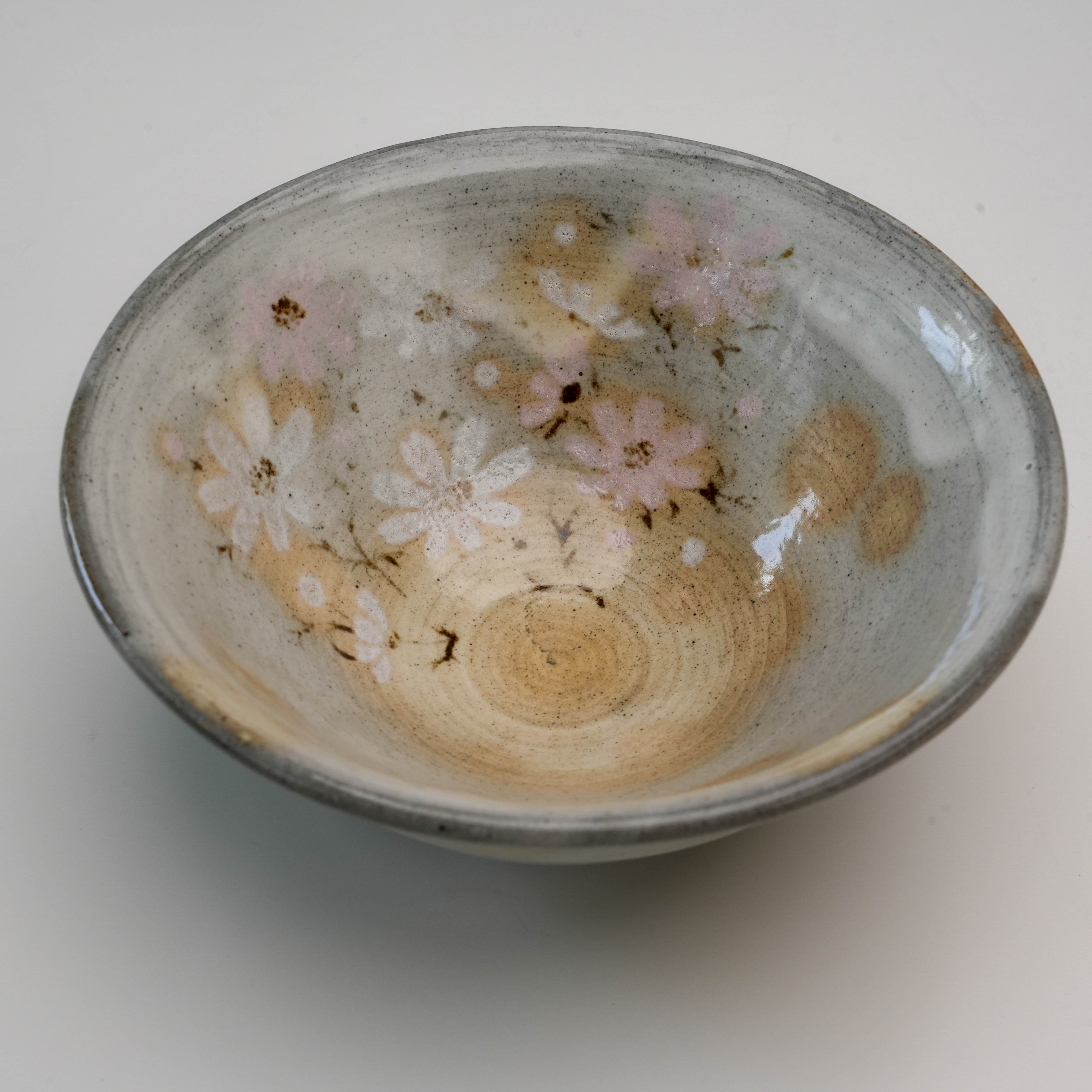 Mino Ware Cosmos Flower Matcha Bowl – Crafted by Kikuto