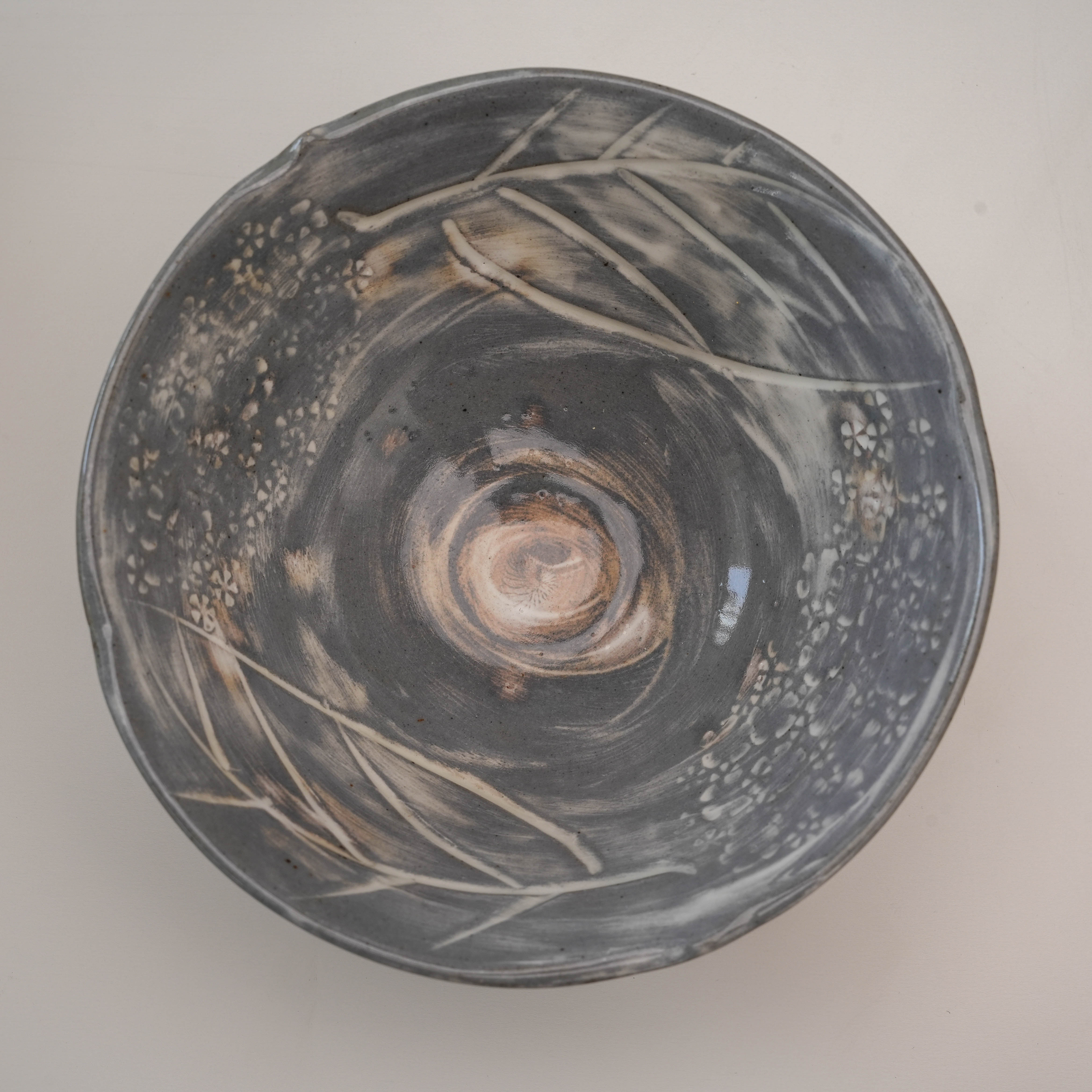 Mino Ware Hydrangea macrophylla Matcha Bowl – Crafted by Kikuto