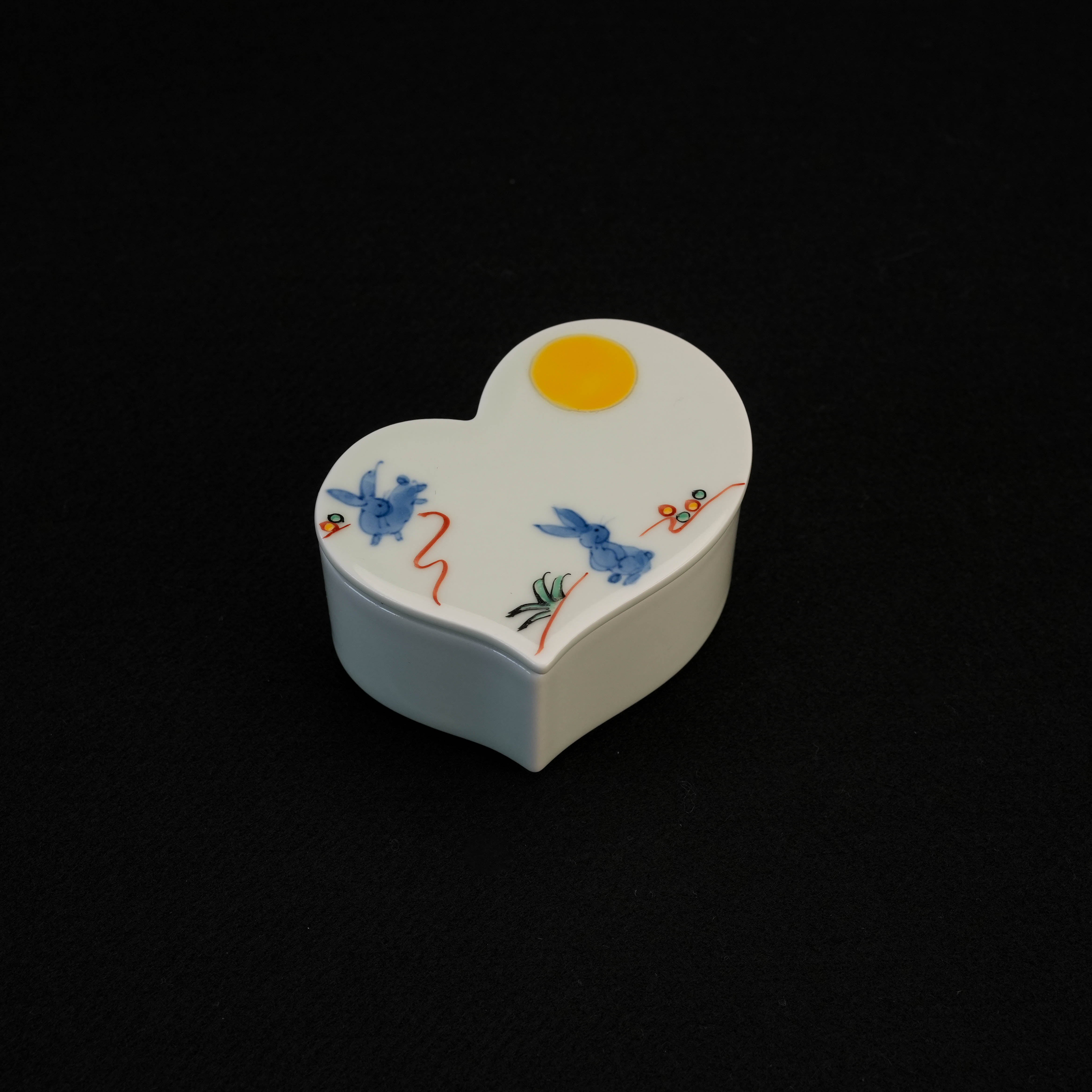 Arita Ware Moon Rabbit Trinket Box
