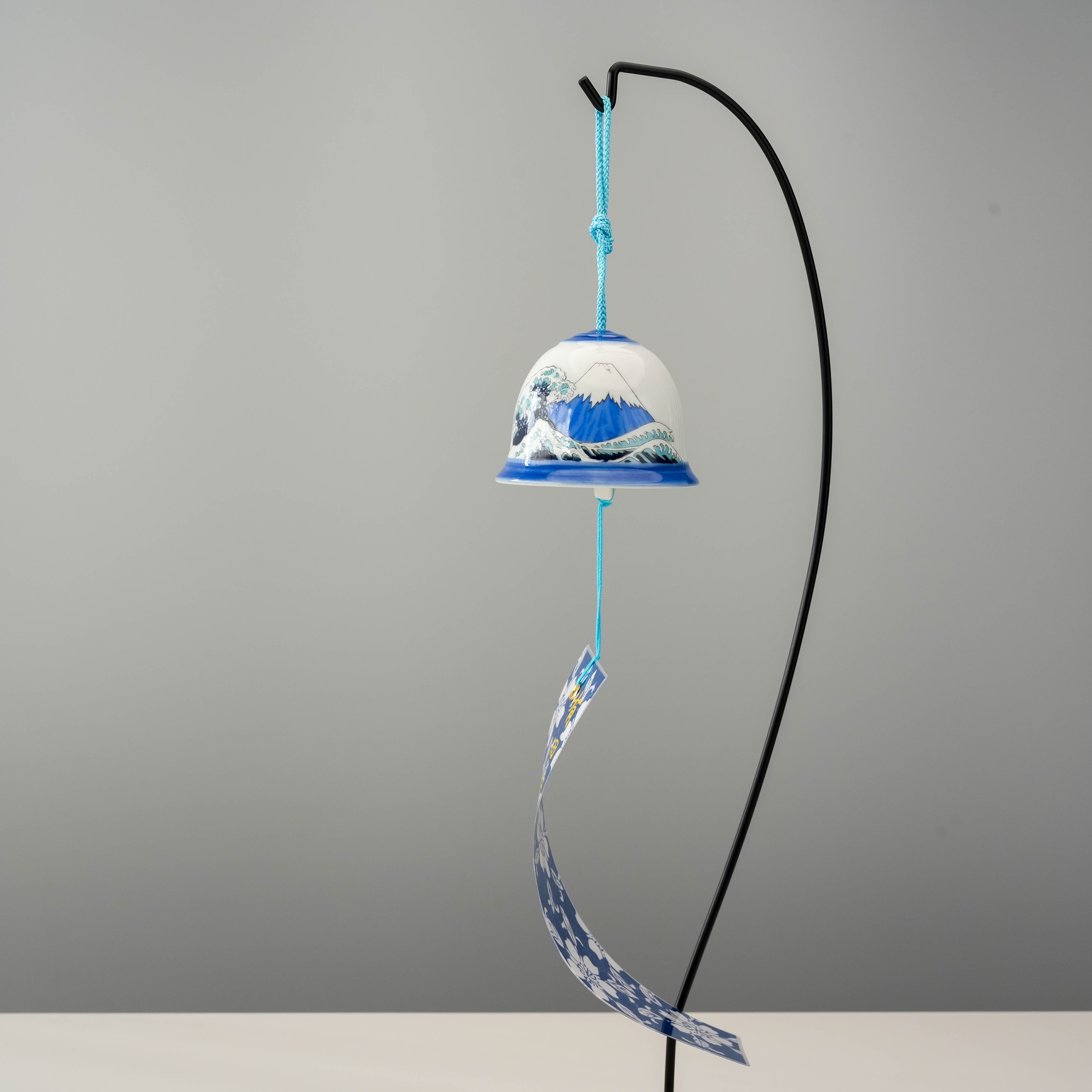Arita Ware Wave Fuji Mt Wind Chime