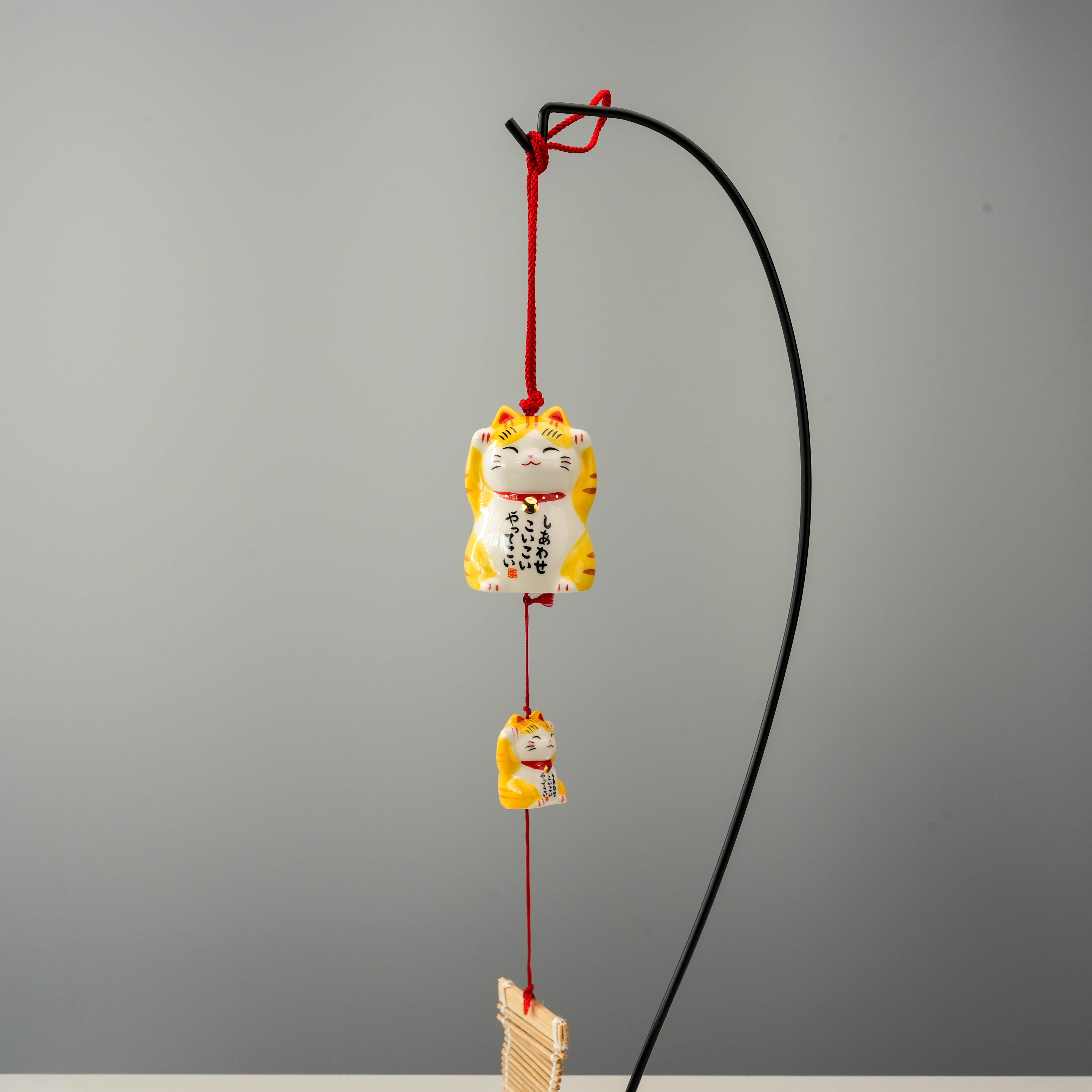 Yakushigama Happy Cat Wind Chime - Tora
