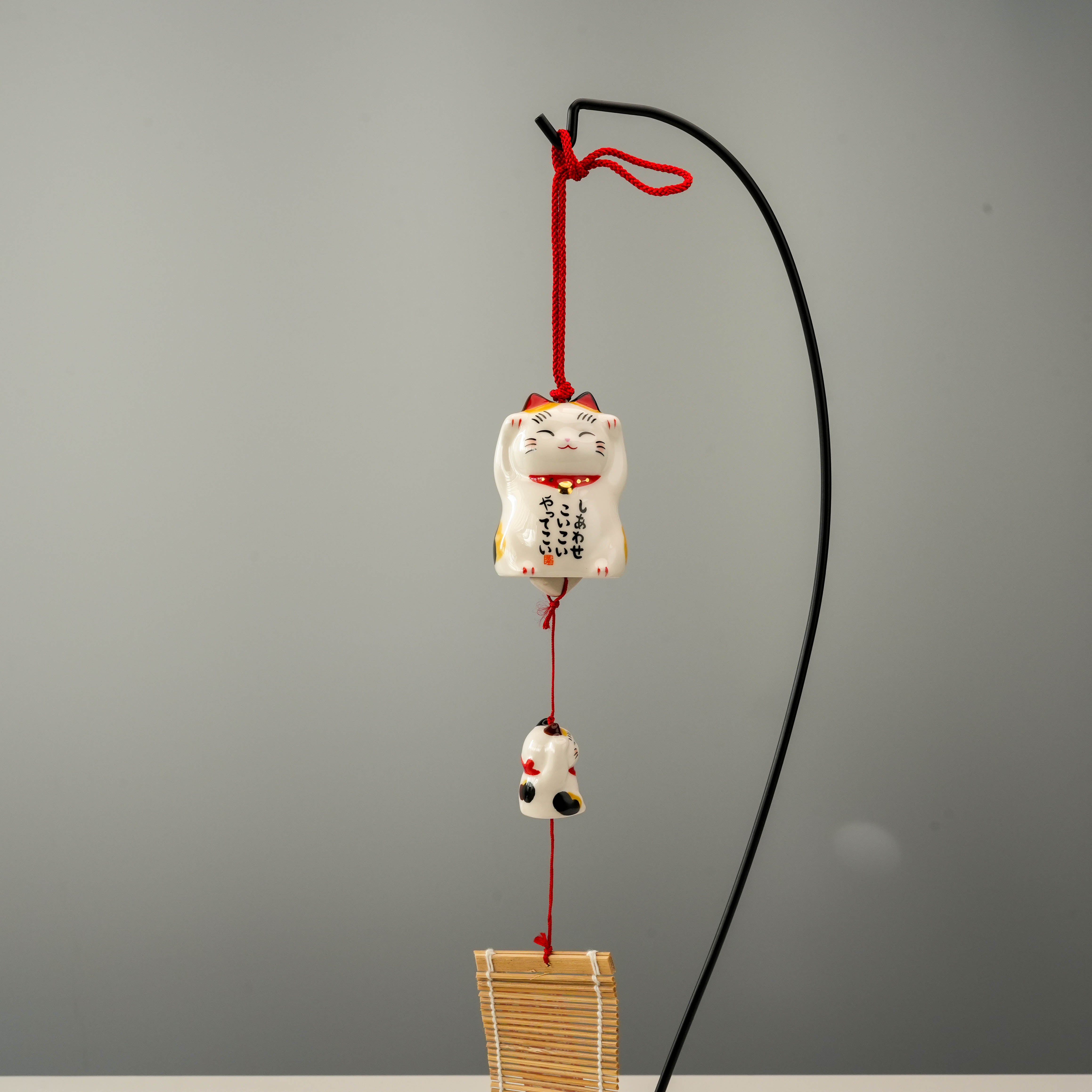 Yakushigama Happy Cat Wind Chime - Mike