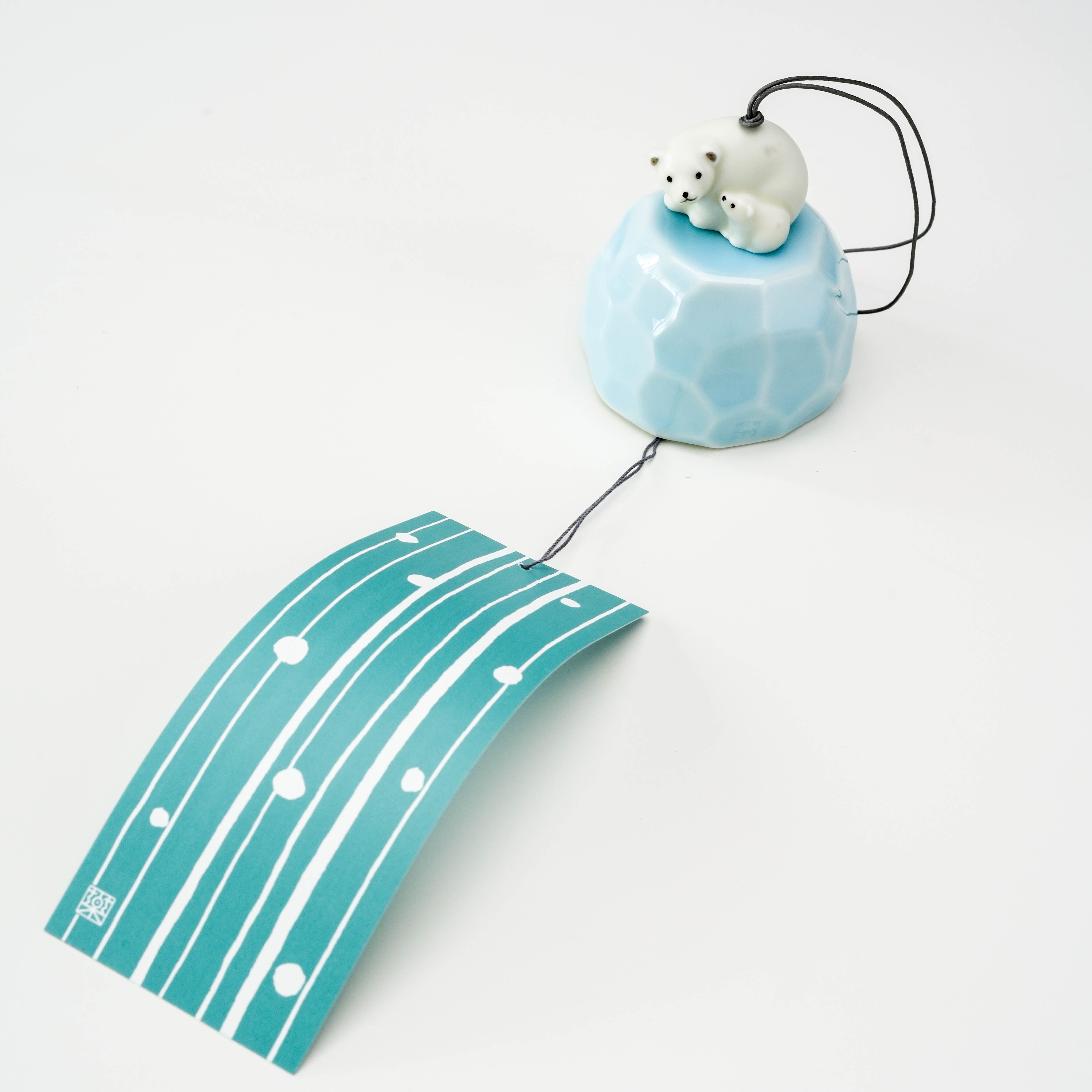 Yakushigama Polar Bear Parent-child Wind Chime