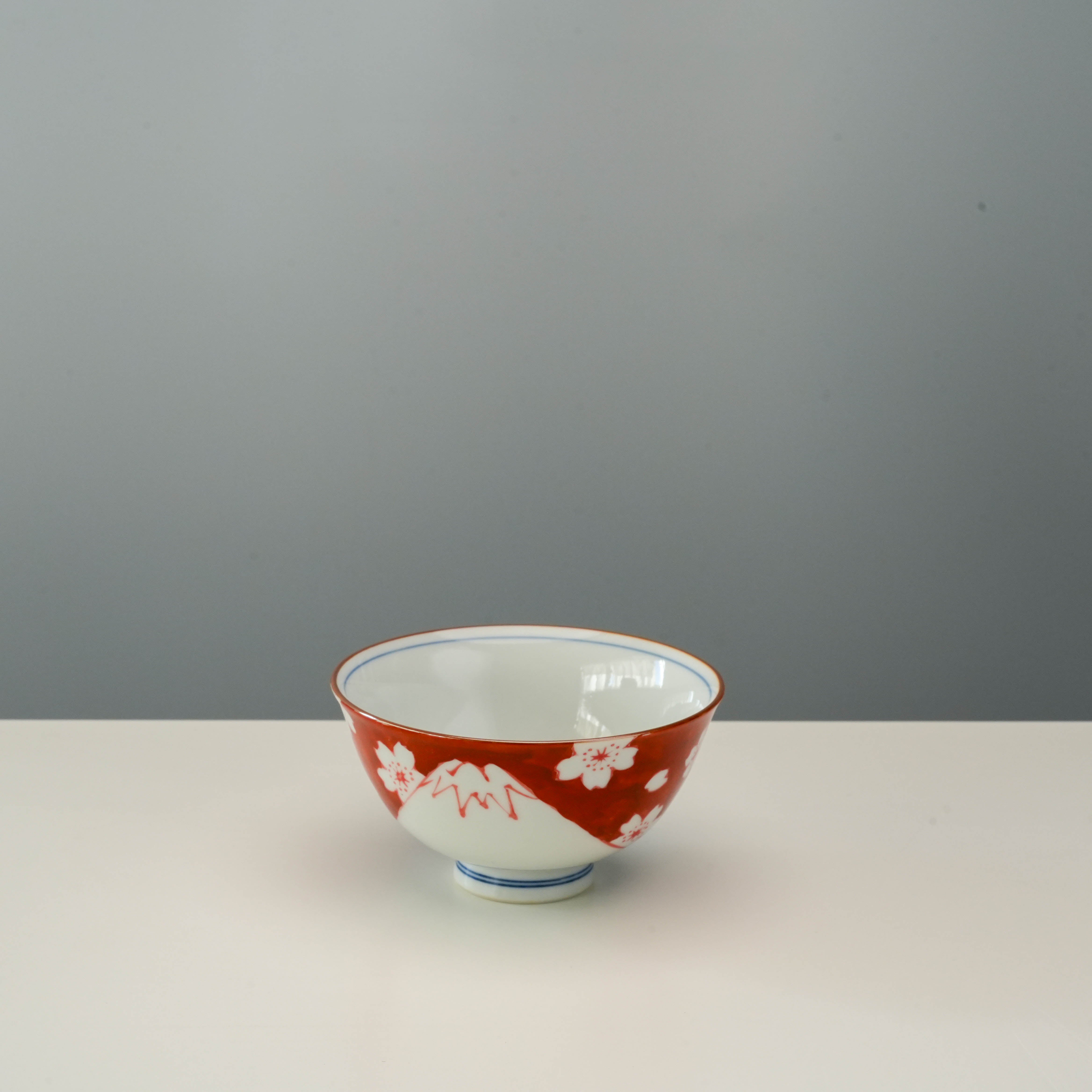 Arita Ware Fuji Mt & Sakura Bowl