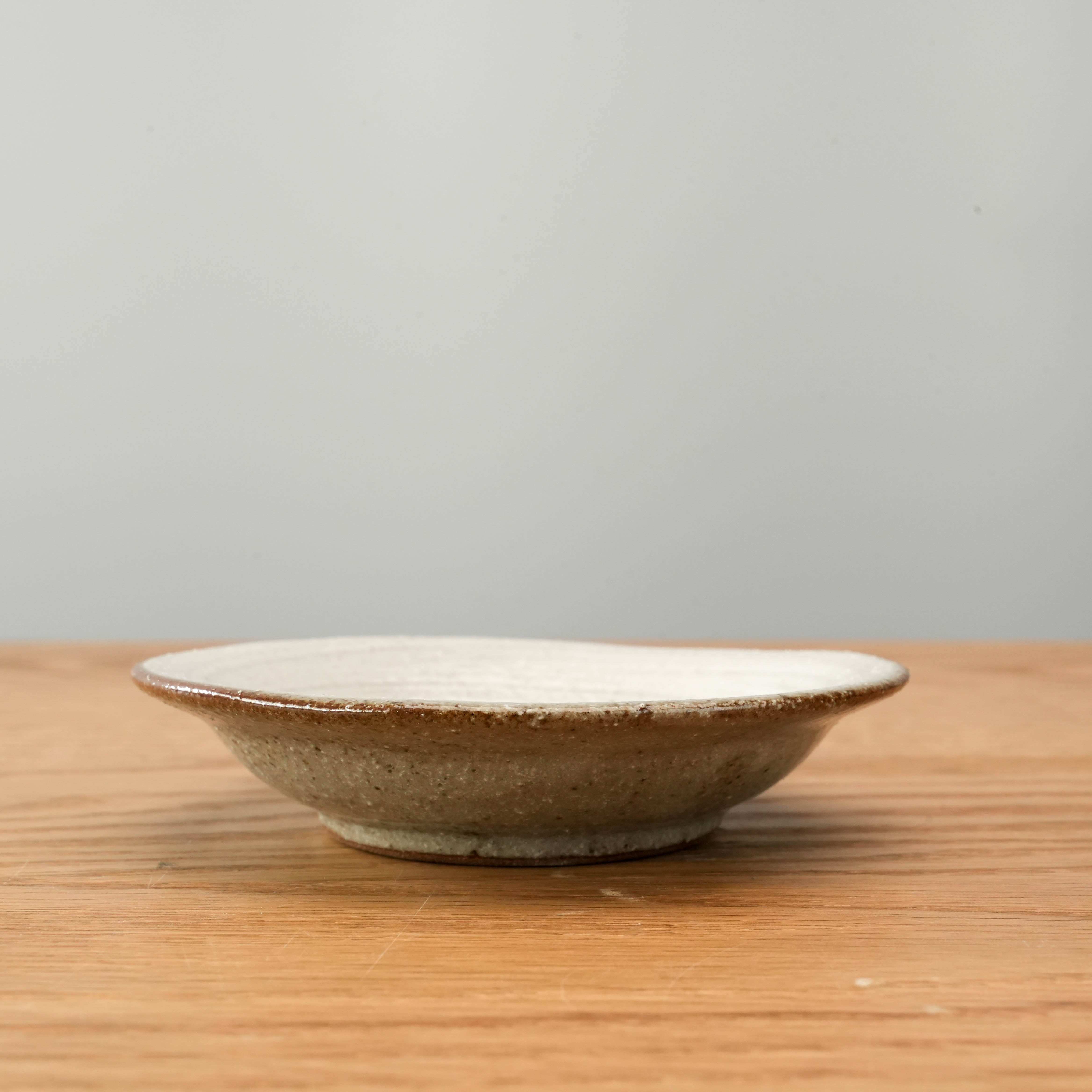Mino Ware White Brush Side Dish Plate