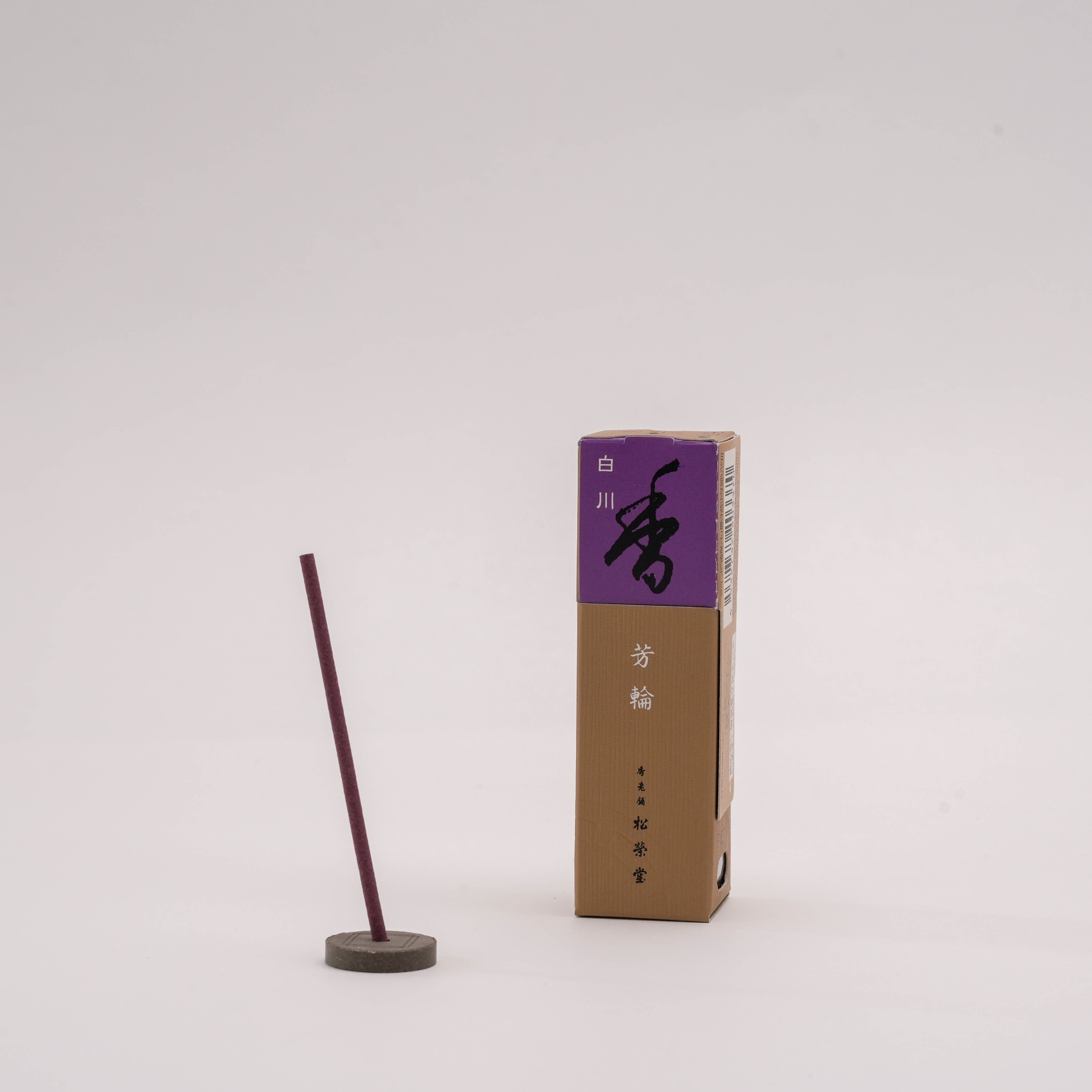 White River Incense - Horin stick with holder and box featuring gentle sandalwood aroma, ideal for home fragrance and relaxation.