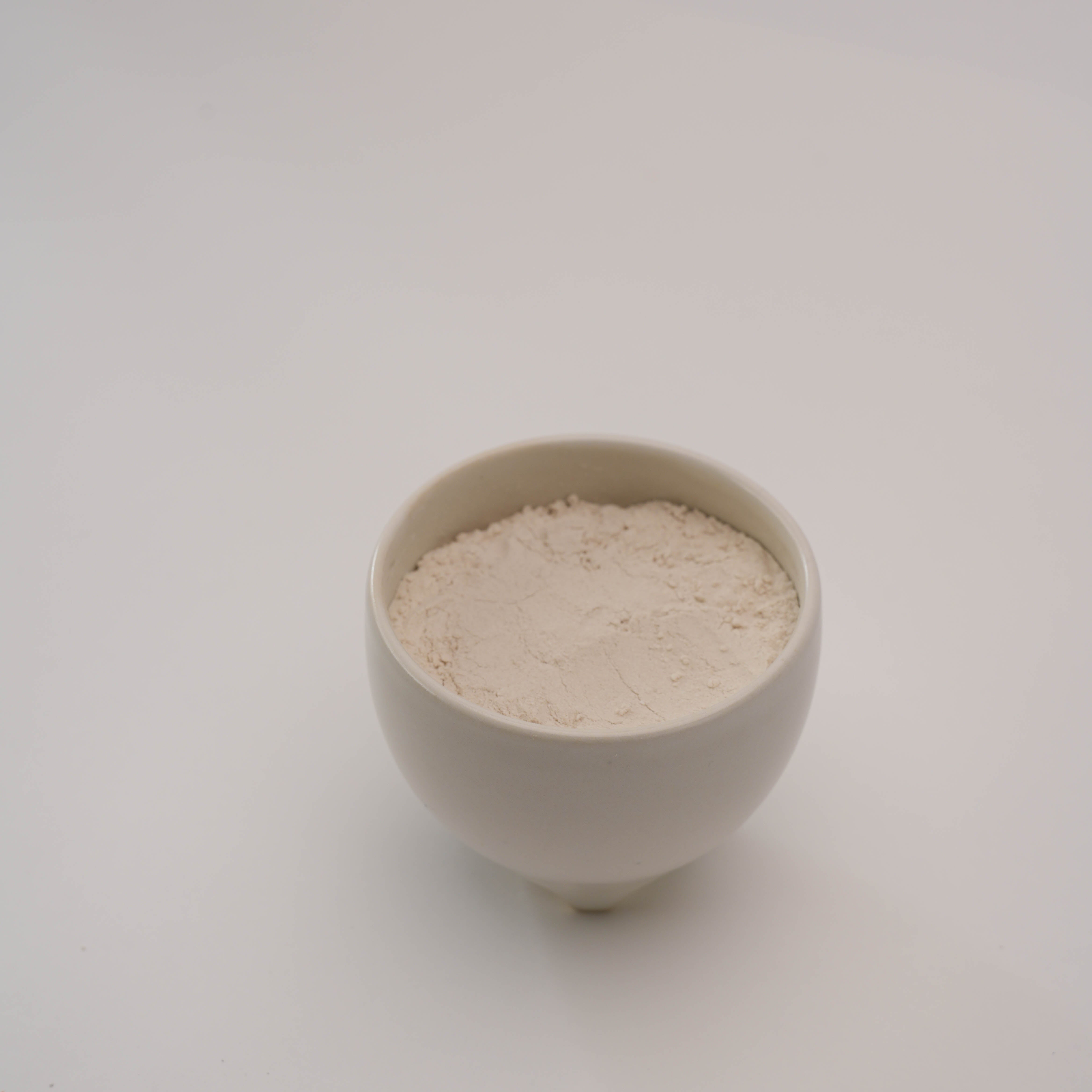 Open Shoyeido Incense Censer - Shiro filled with white ash, showcasing its functionality as a refined incense holder.
