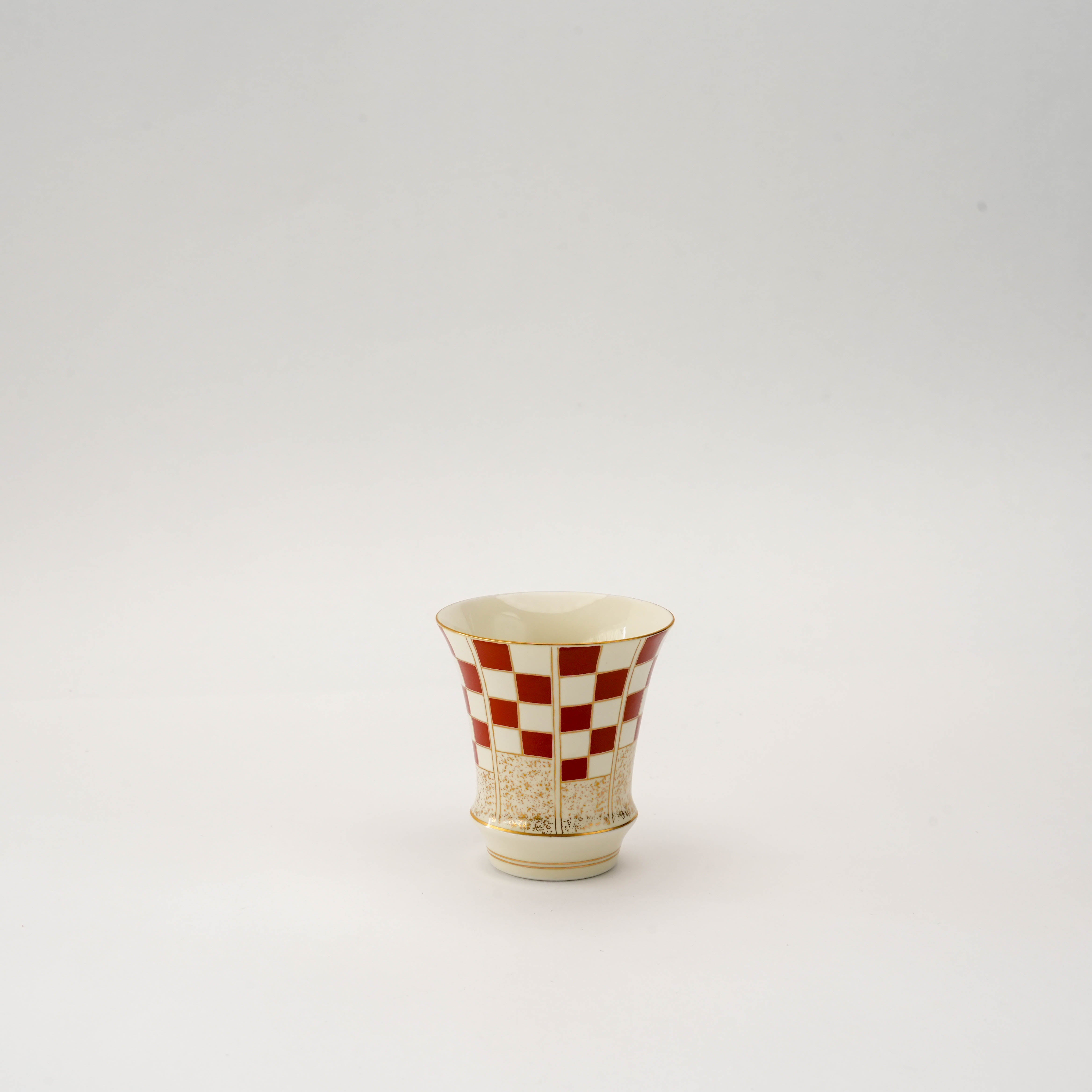 Arita Ware Celebration Checkered Sake Glass - Artisan’s Collection