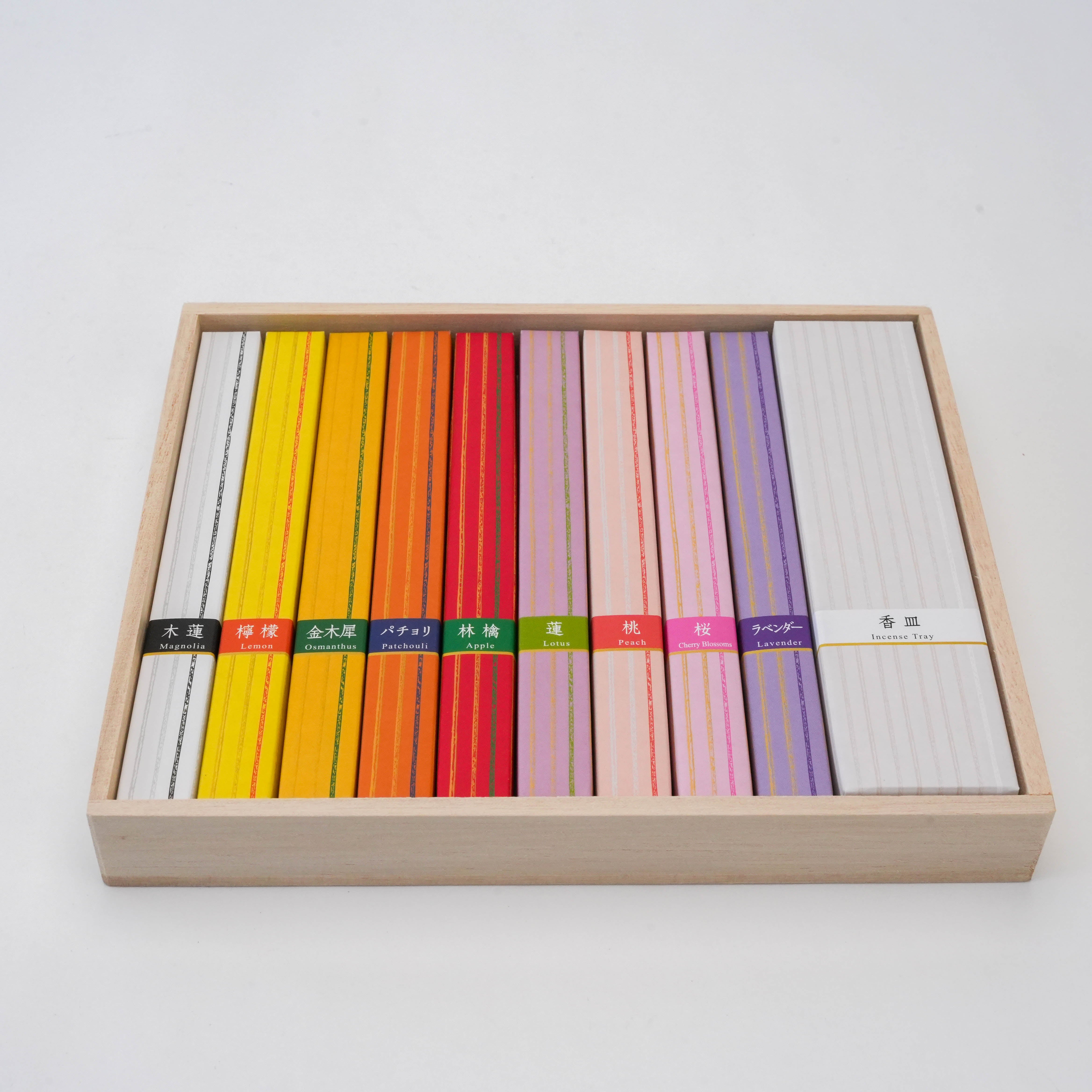 Hyakuranko Assortment Incense Stick With Incense Holder