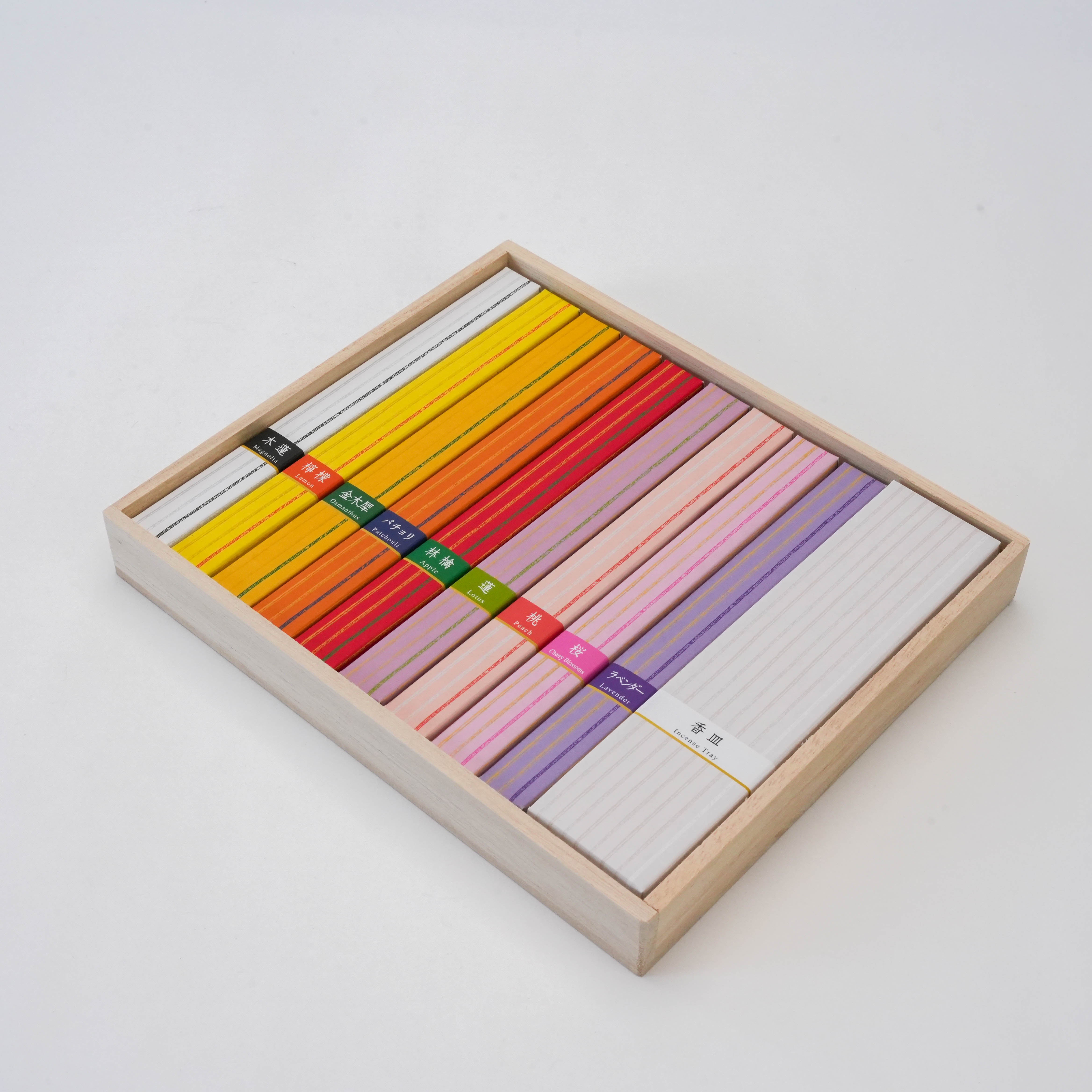 Hyakuranko Assortment Incense Stick With Incense Holder