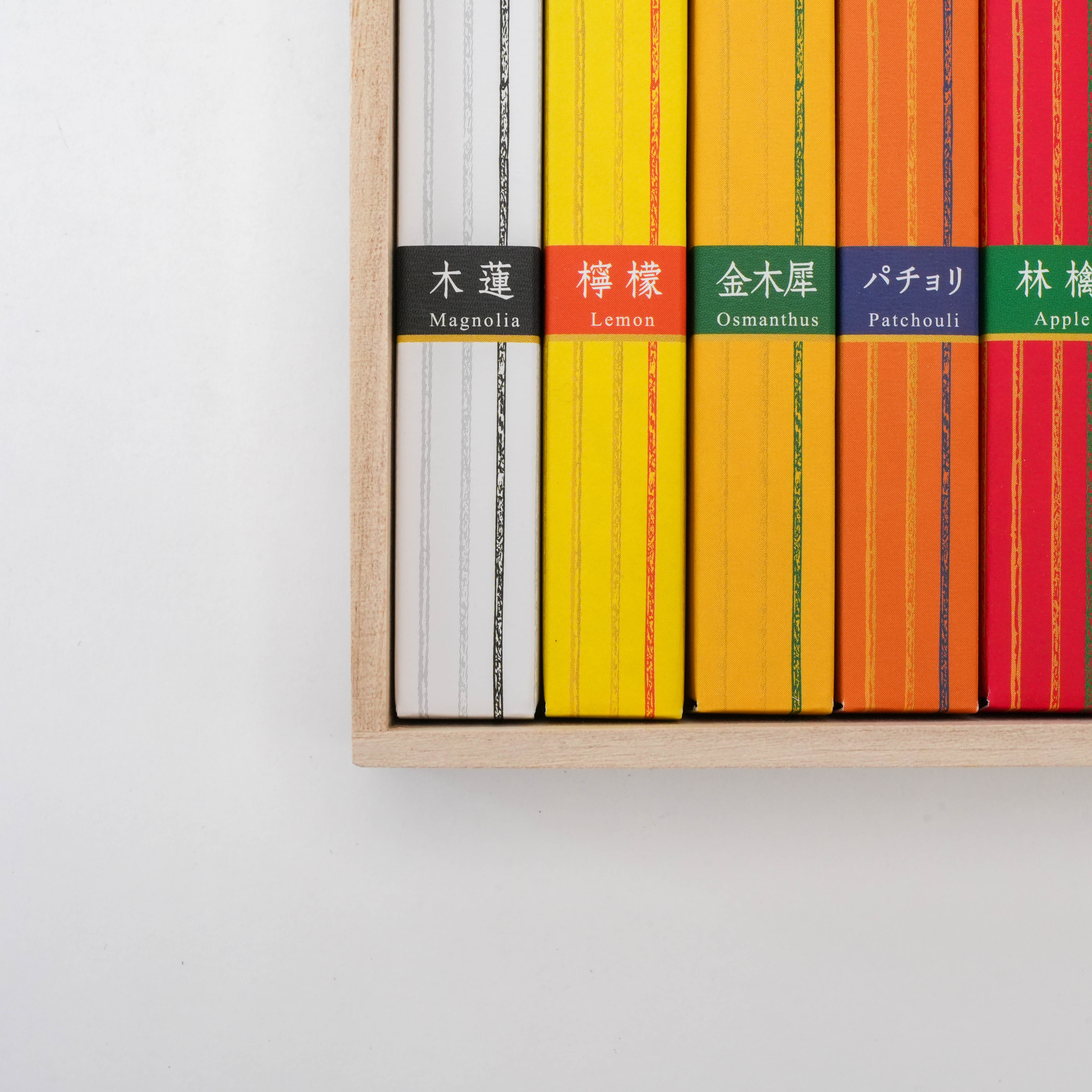 Hyakuranko Assortment Incense Stick With Incense Holder
