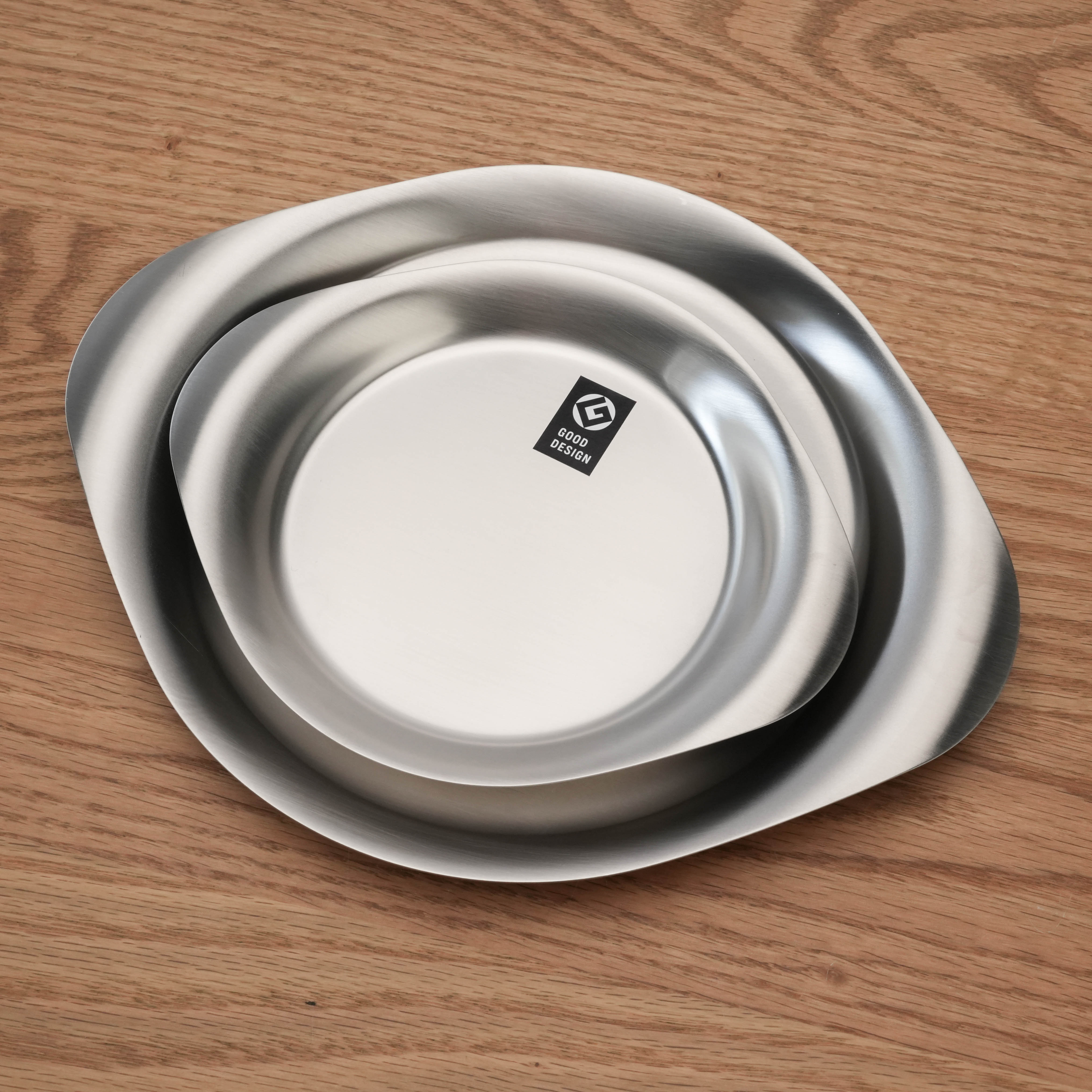 Sori Yanagi Stainless Steel Serving Platter