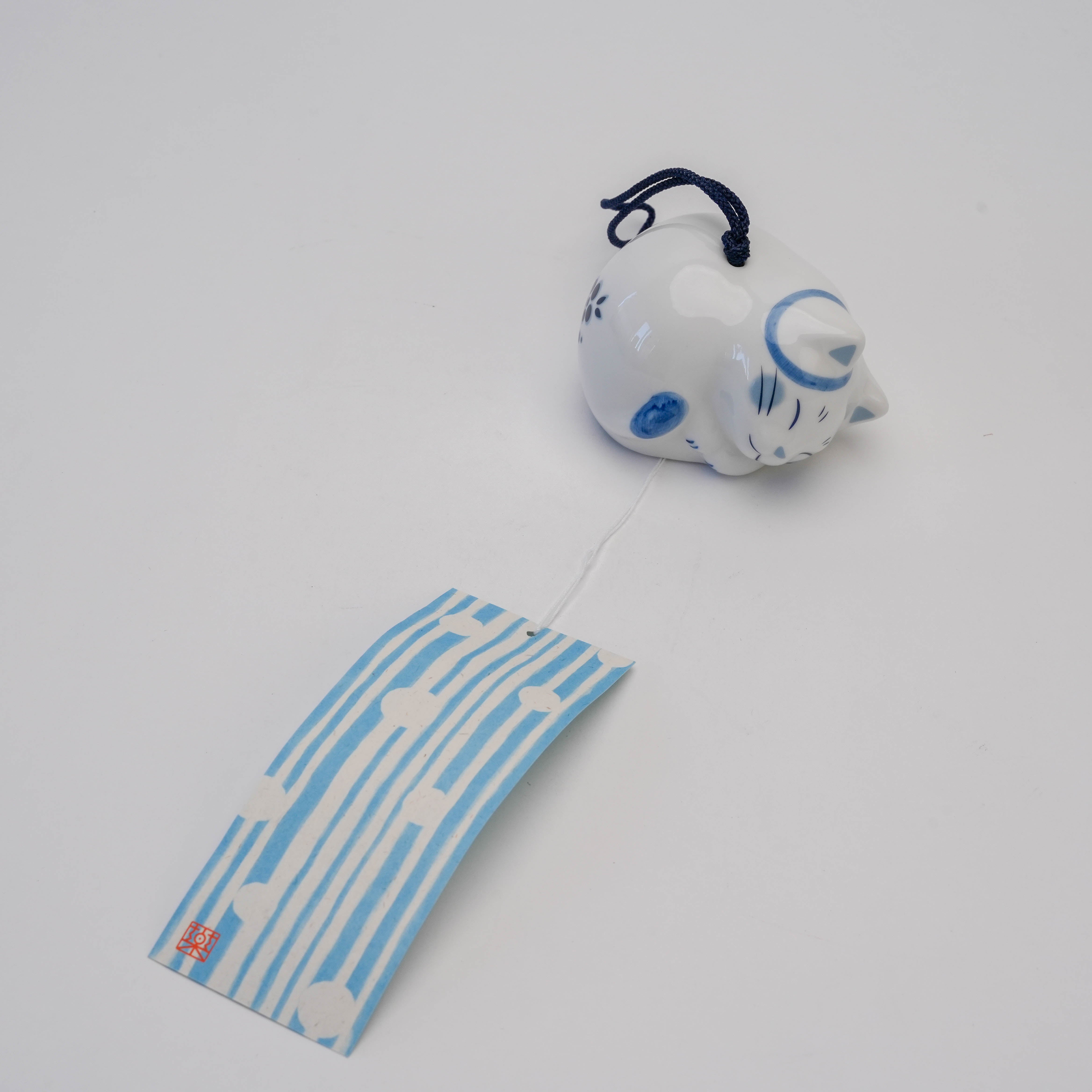 Yakushigama Napping Cat Wind Chime