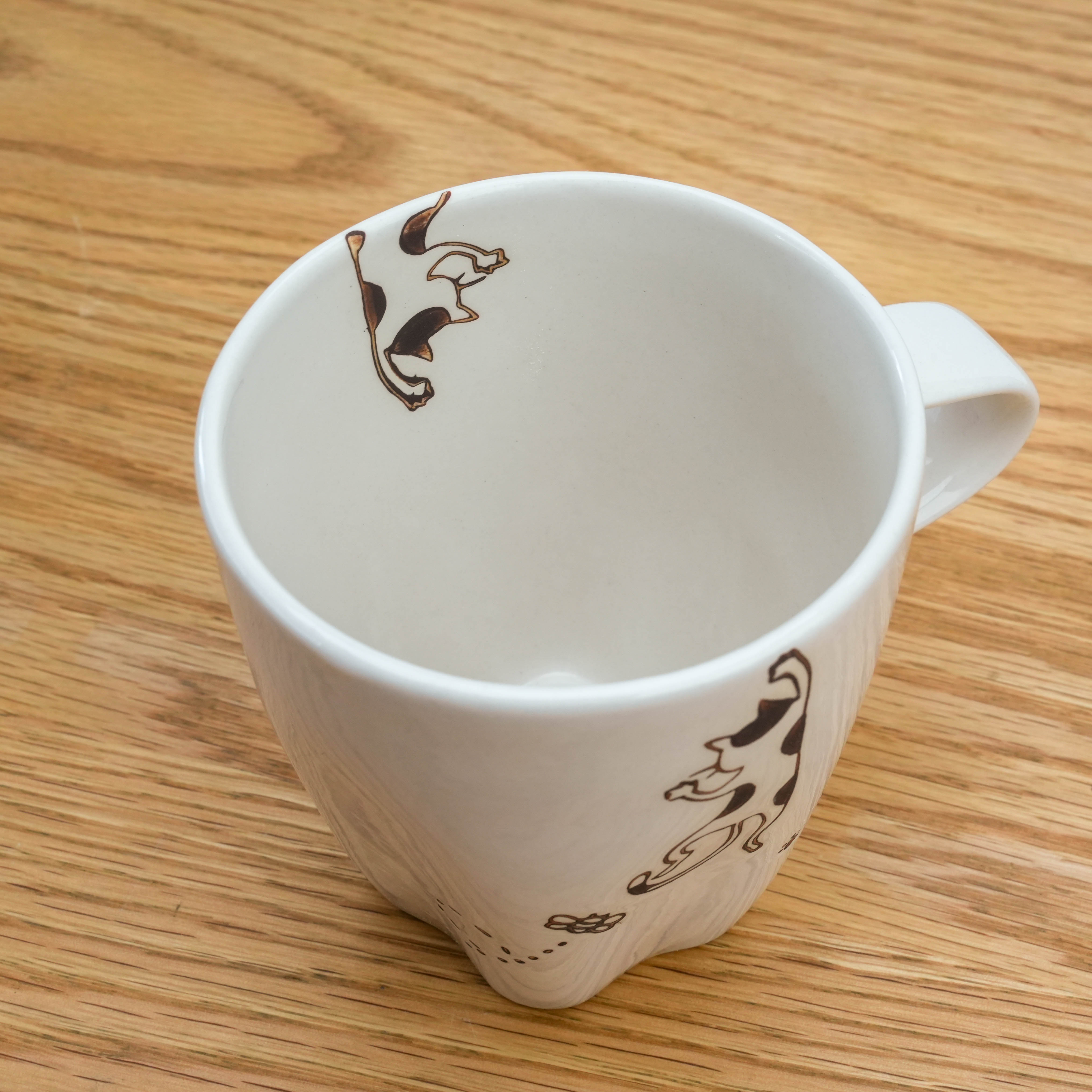 Hasami Ware Hanging Cat Paw Mug
