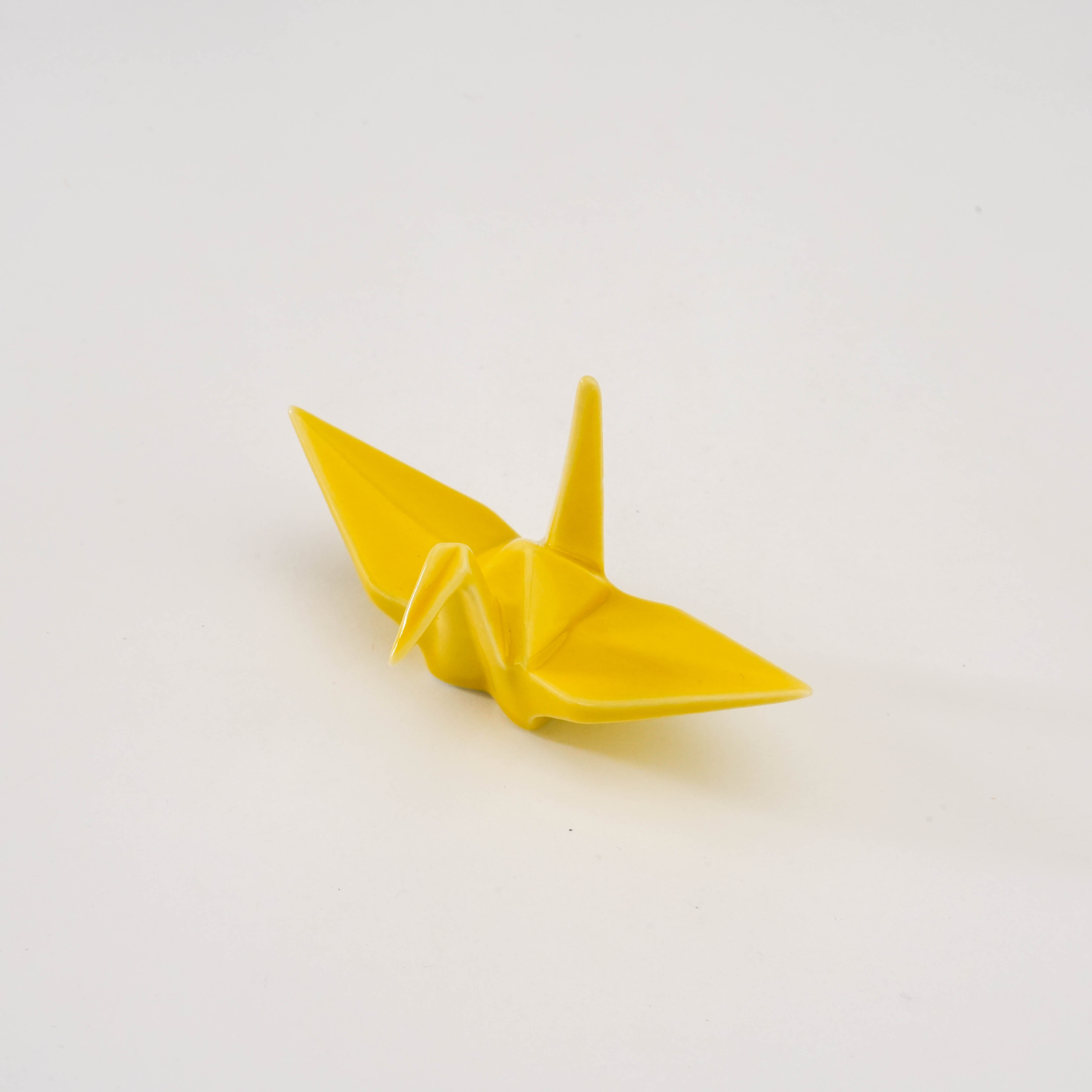 Arita Ware Origami Crane Chopstick Rest