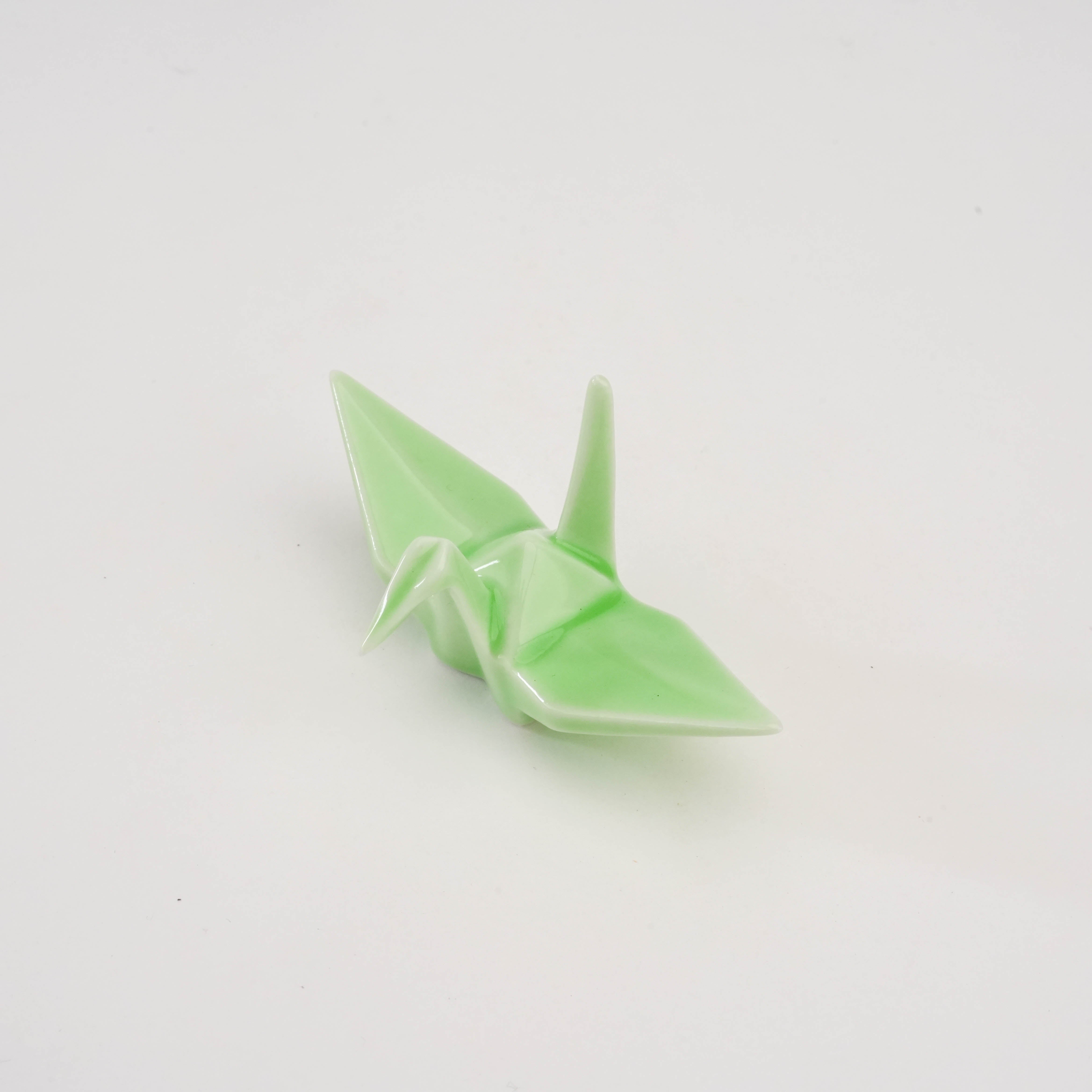 Arita Ware Origami Crane Chopstick Rest