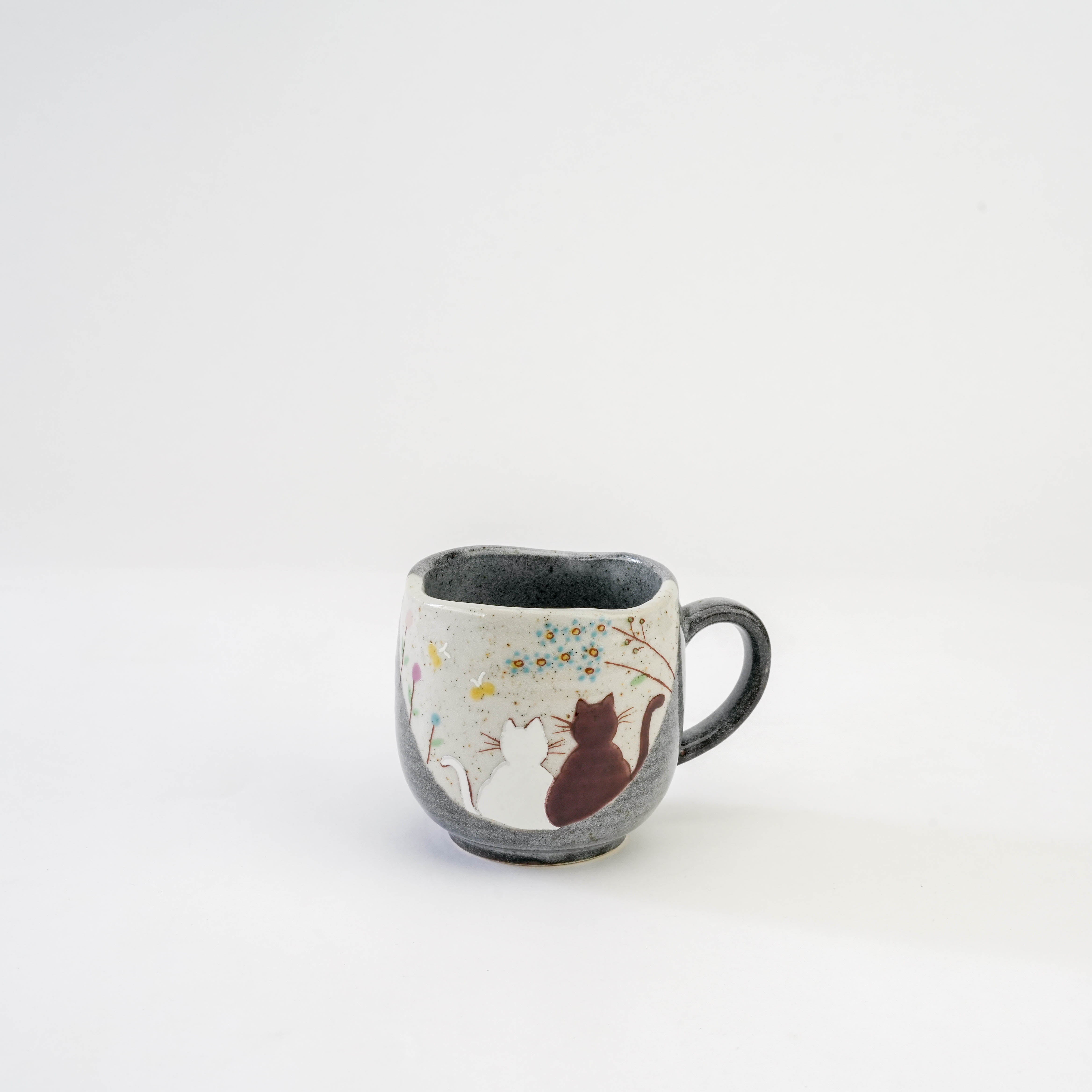 Kutani Ware Sunny Spot Cat Mug