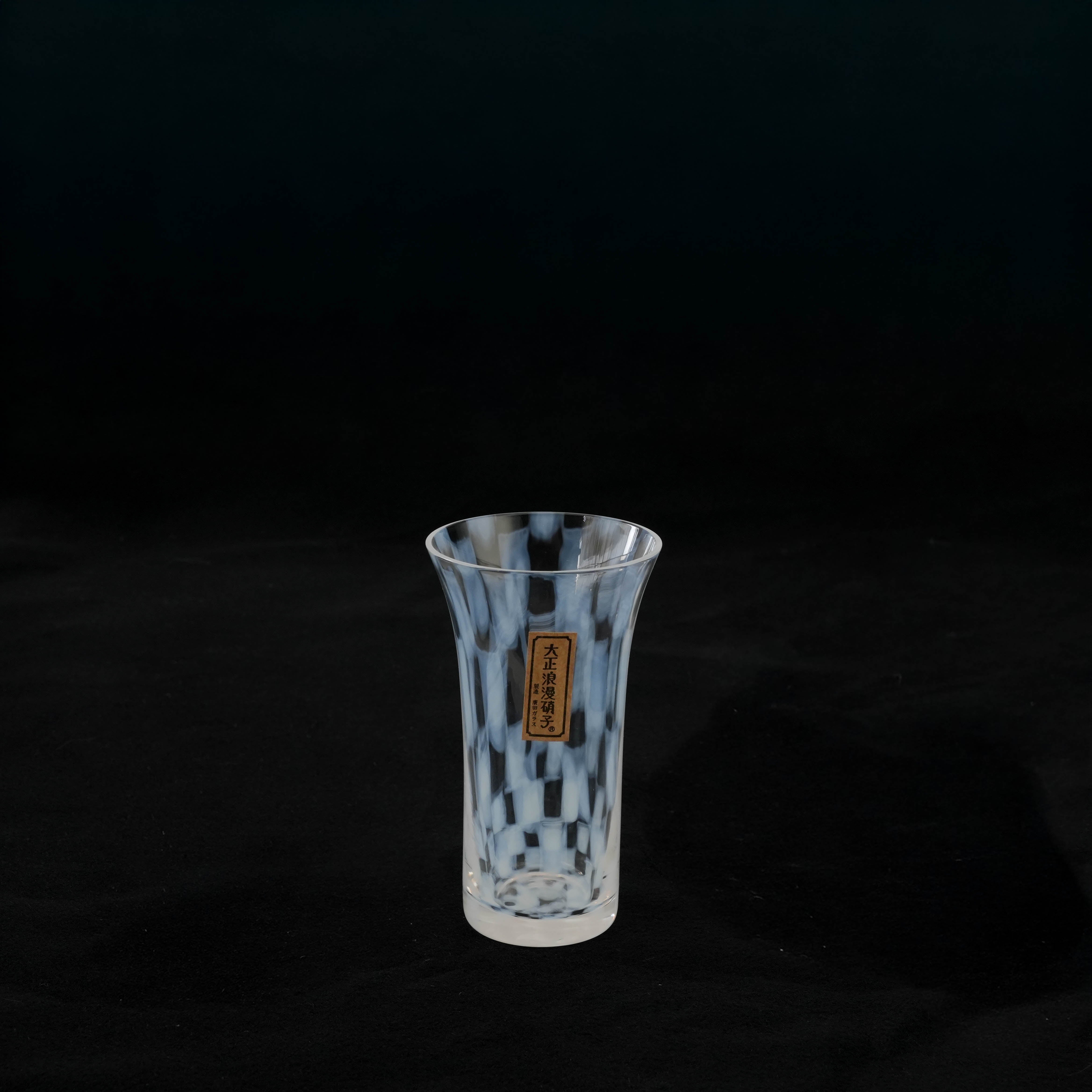 Hirota Glass Taisho Roman Sipping Glass - Checkered