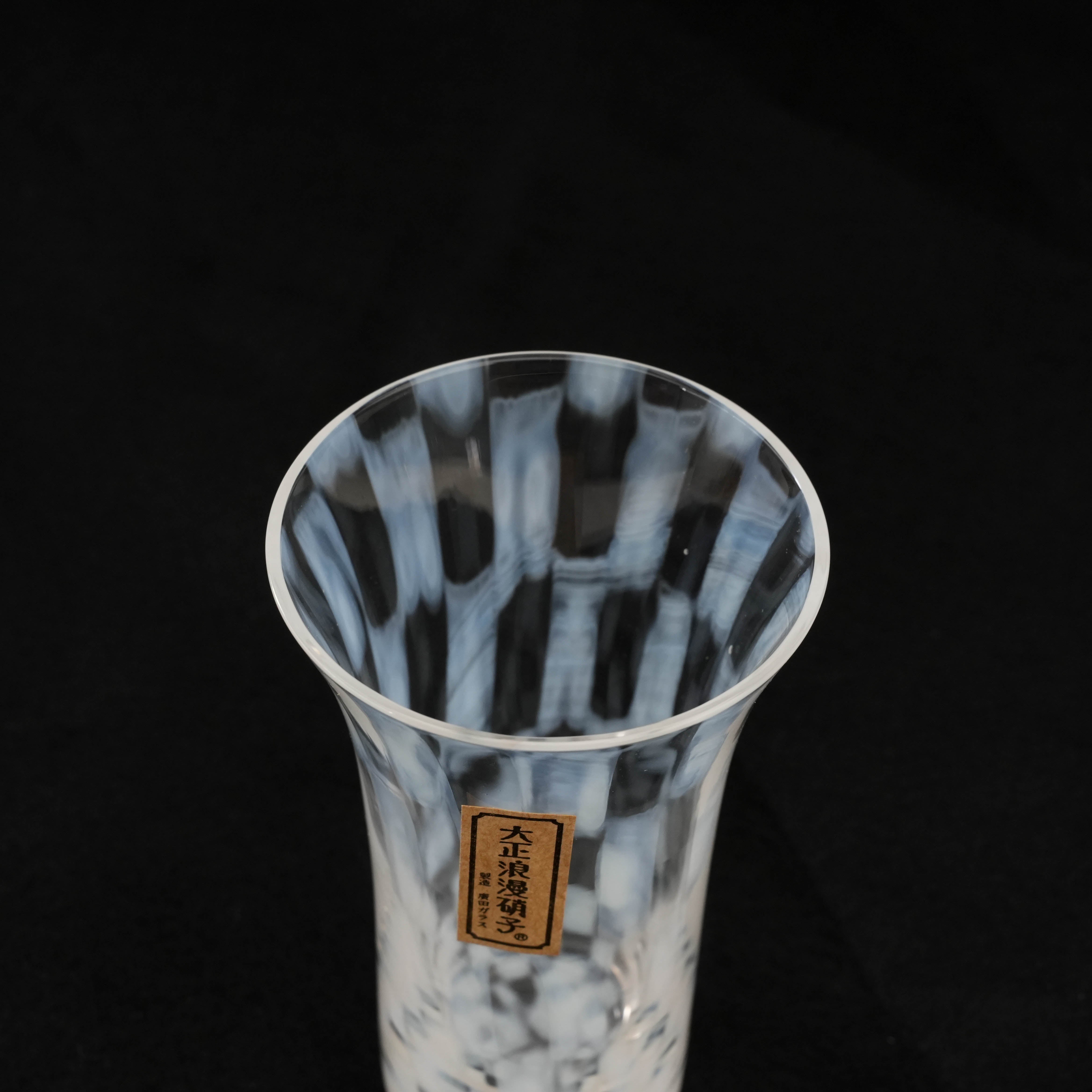 Hirota Glass Taisho Roman Sipping Glass - Checkered