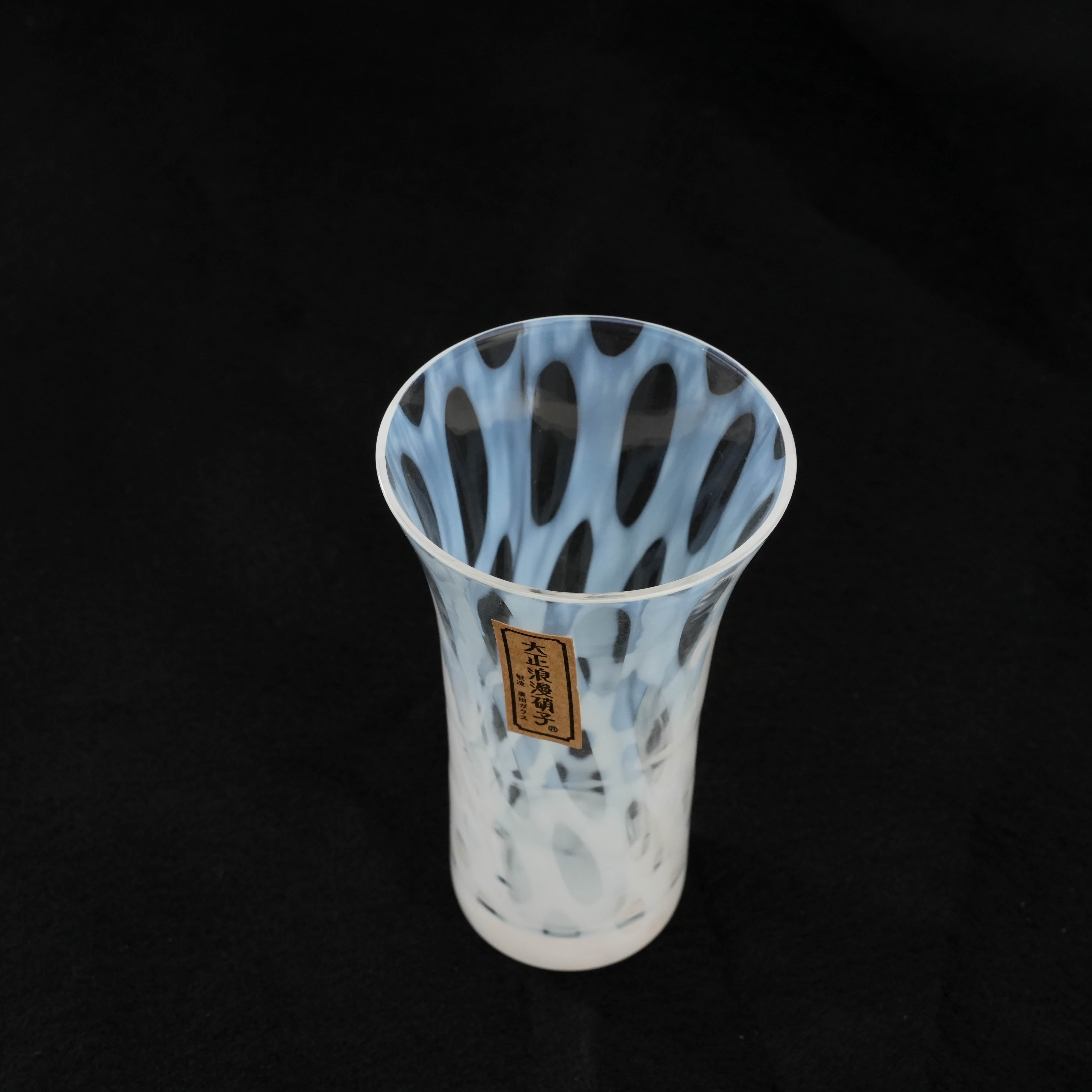 Hirota Glass Taisho Roman Sipping Glass - Polka Dots