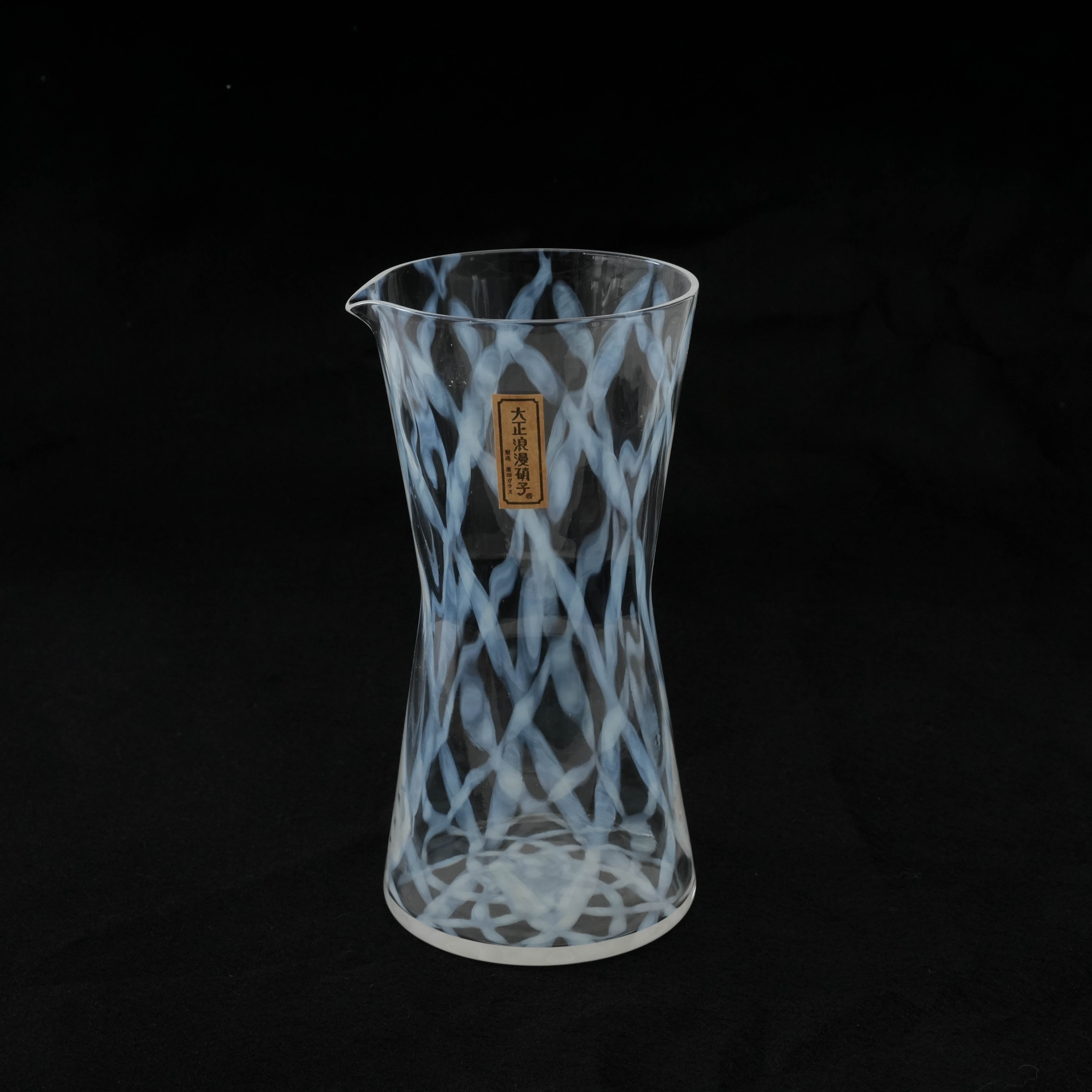 Hirota Glass Taisho Roman Carafe - Lattice