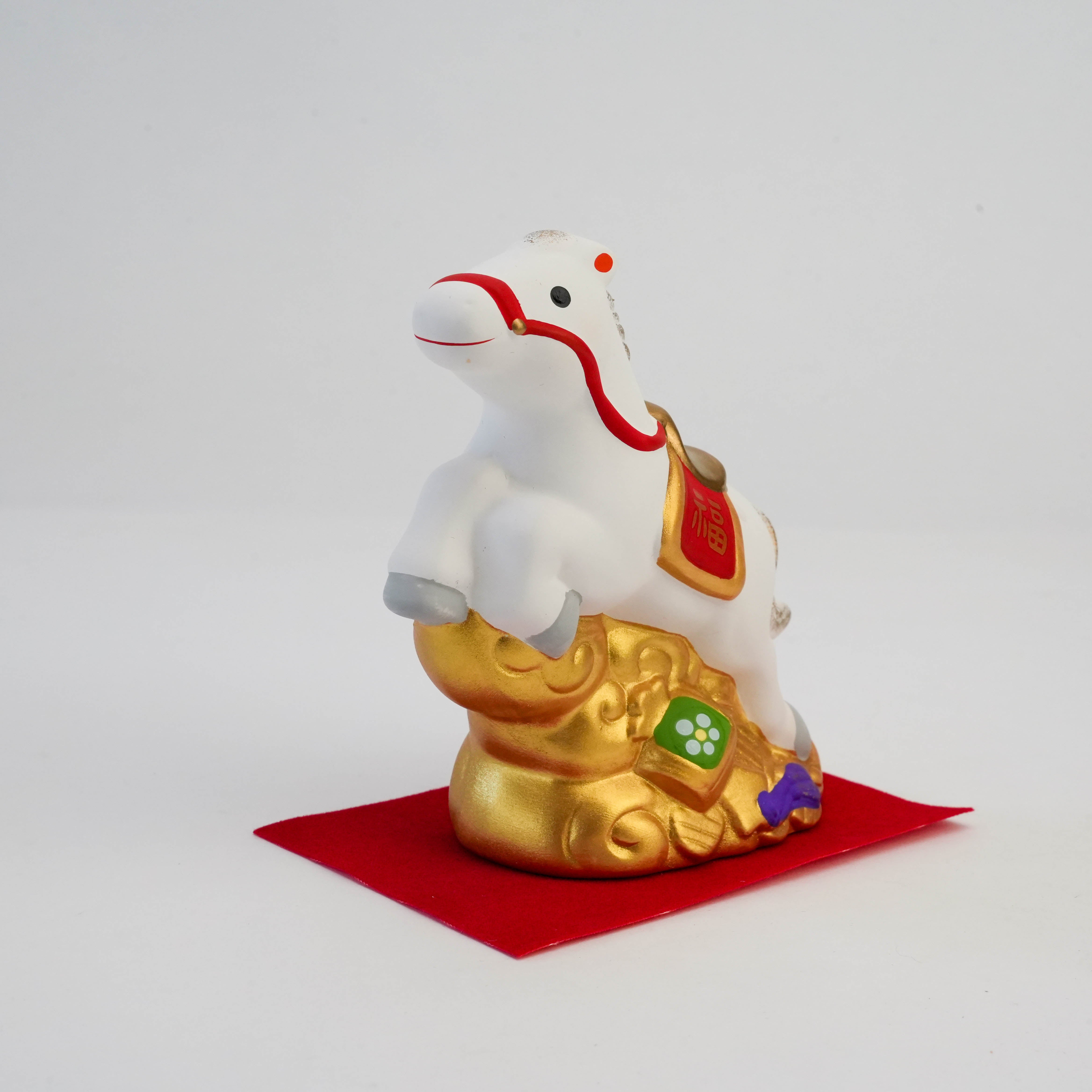 Yakushigama Zodiac Jumping Fortune Horse Ornament