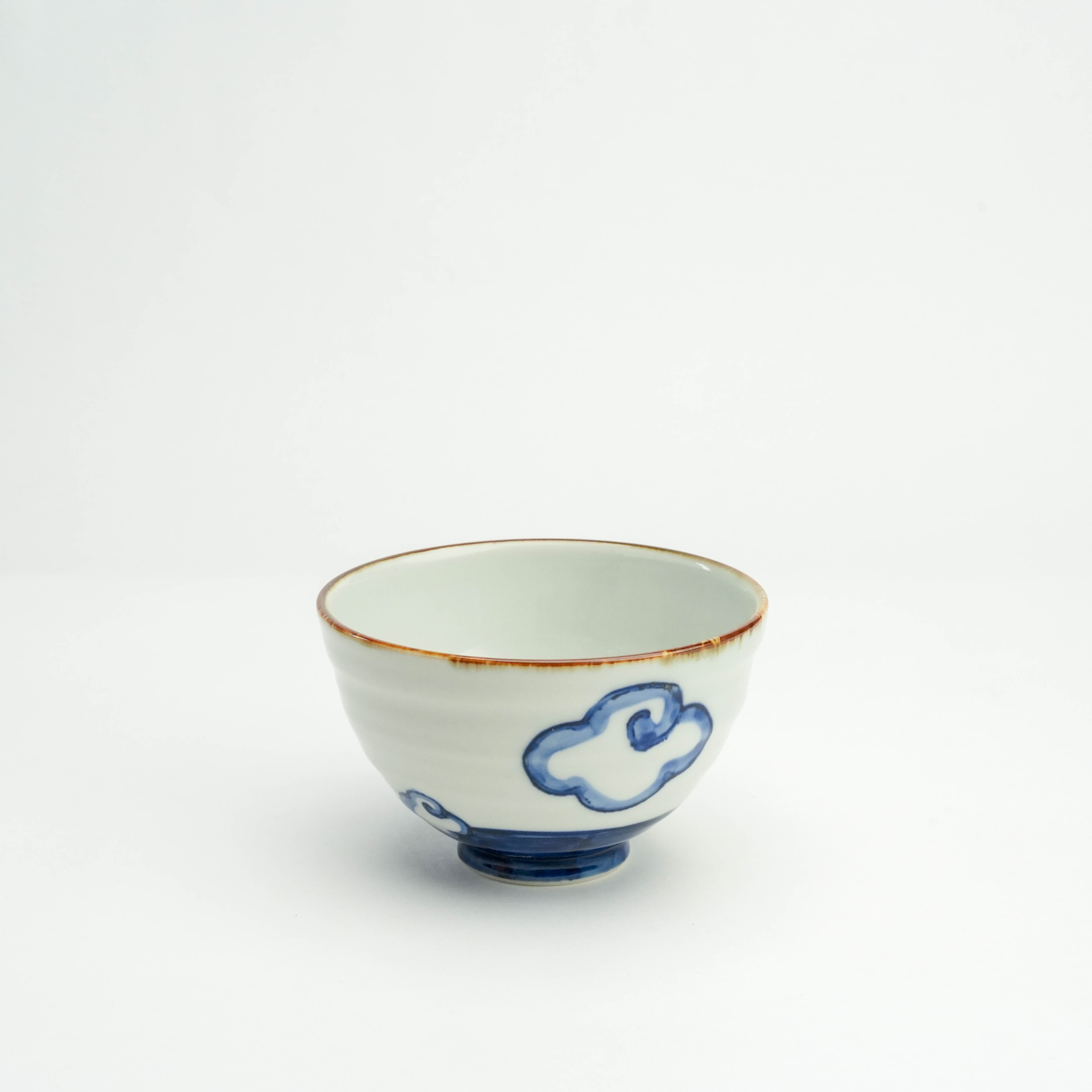 Hasami Ware Shohogama Hand Painted Mt. Fuji Bowl