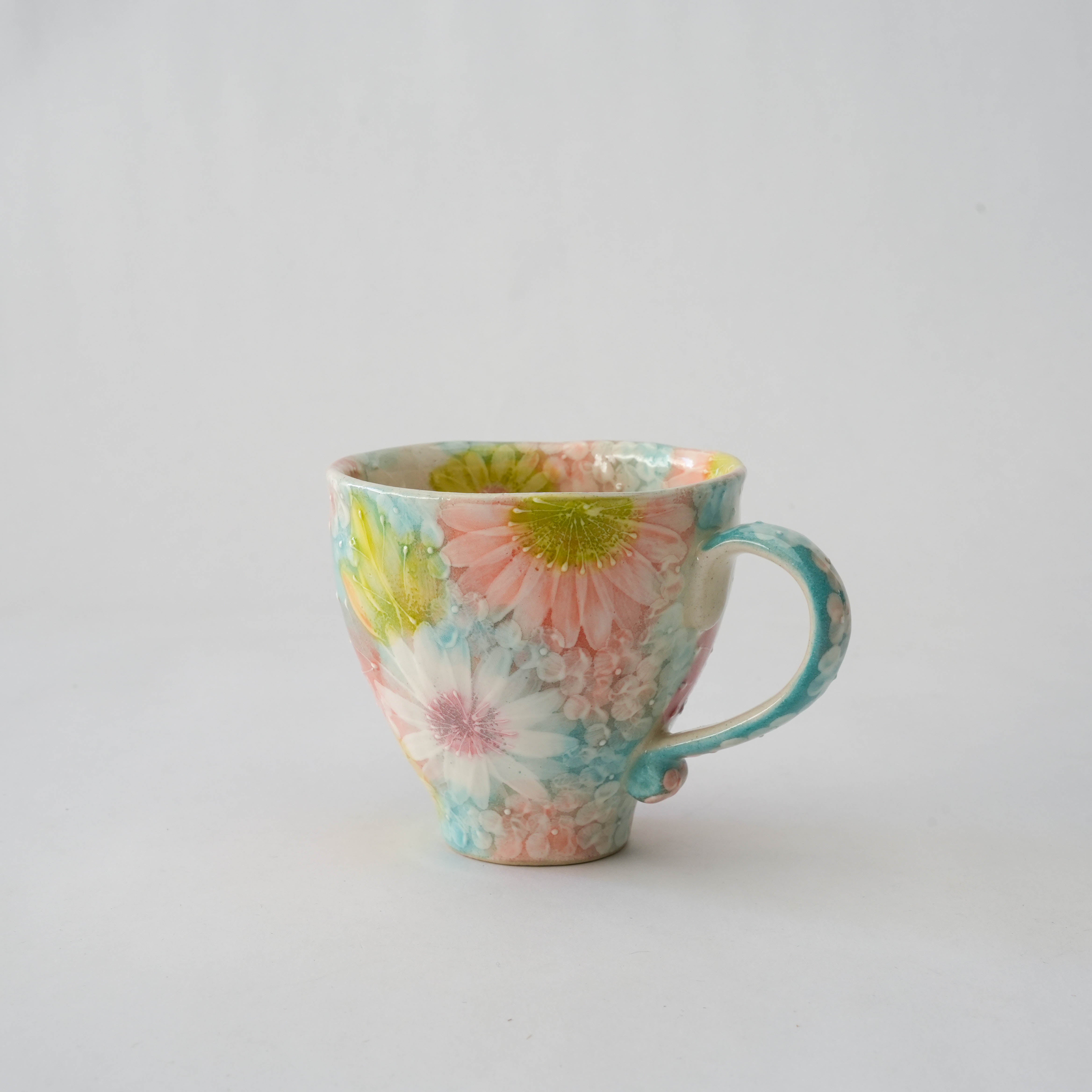 Seto Ware Saikesho Floral Mug