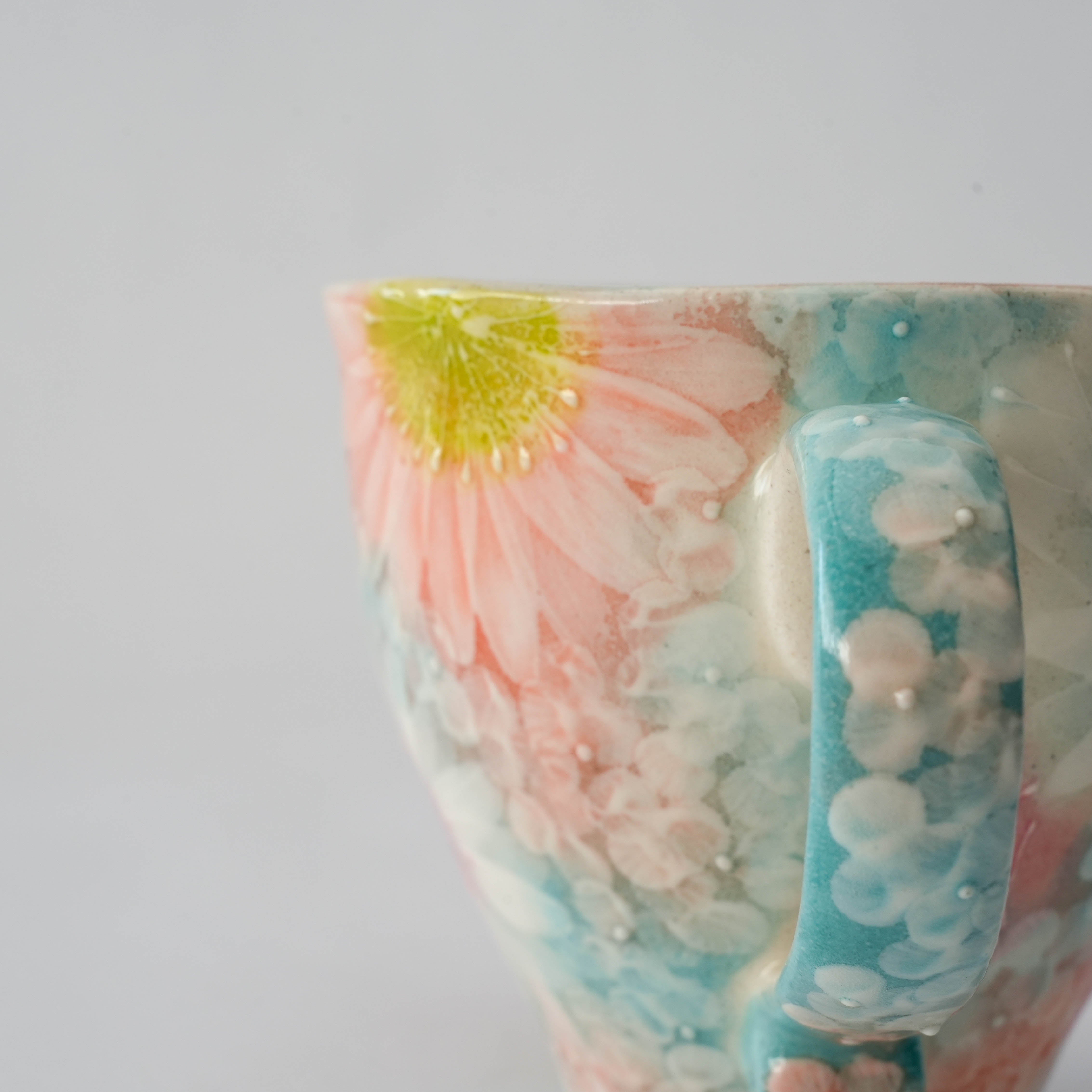 Seto Ware Saikesho Floral Mug