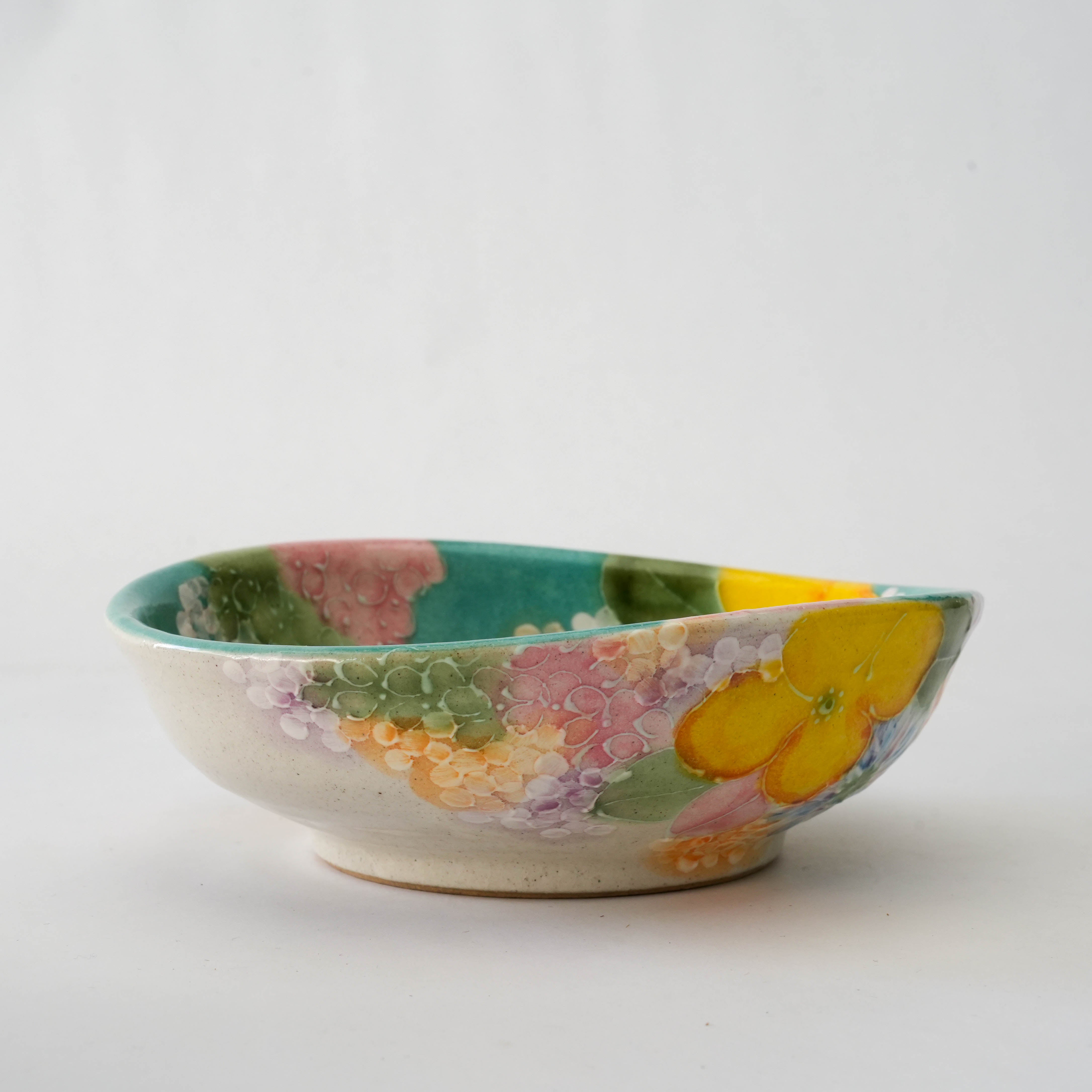 Seto Ware Saiyuka Floral Bowl