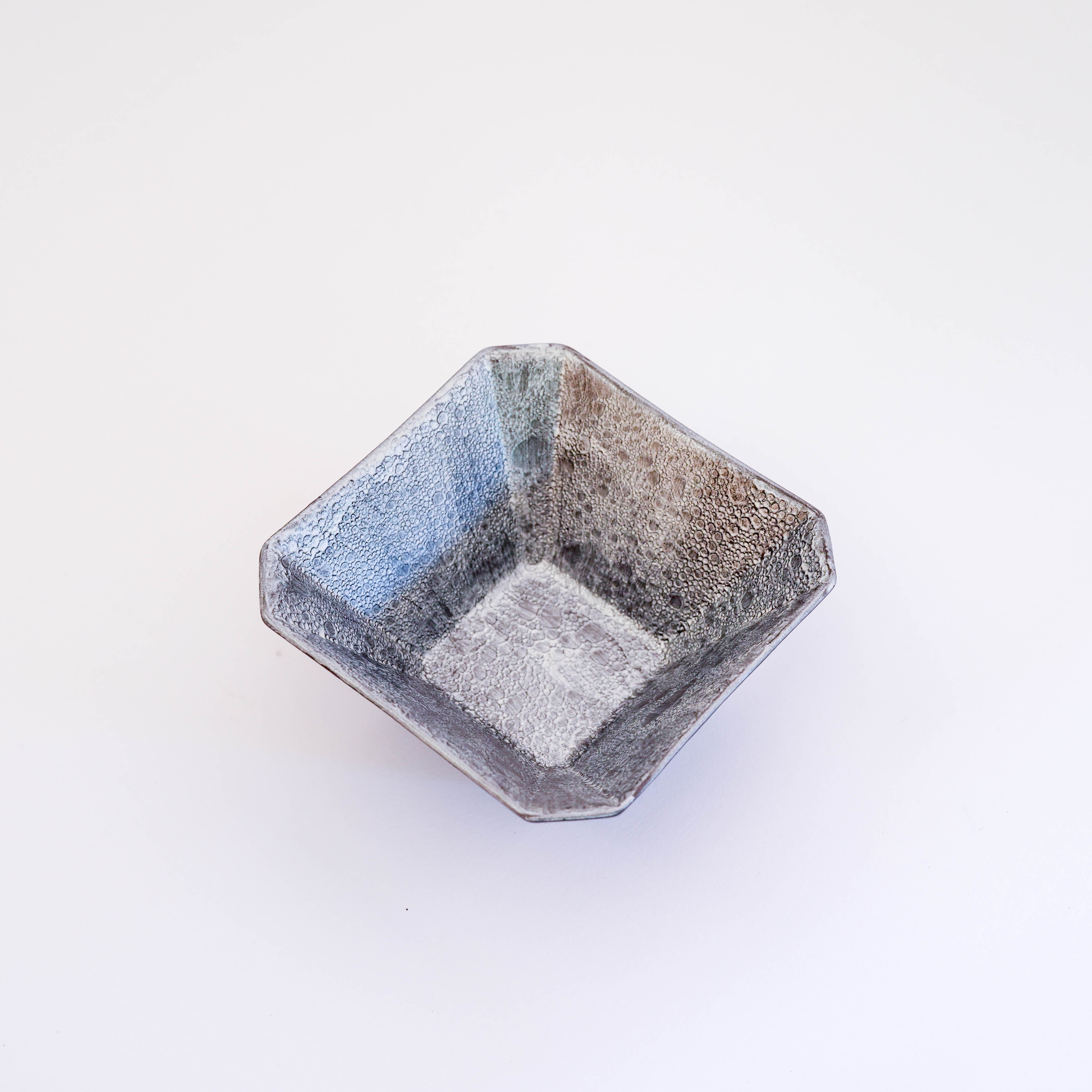 Arita Ware Pearl Glaze Square Serving Dish - Silver