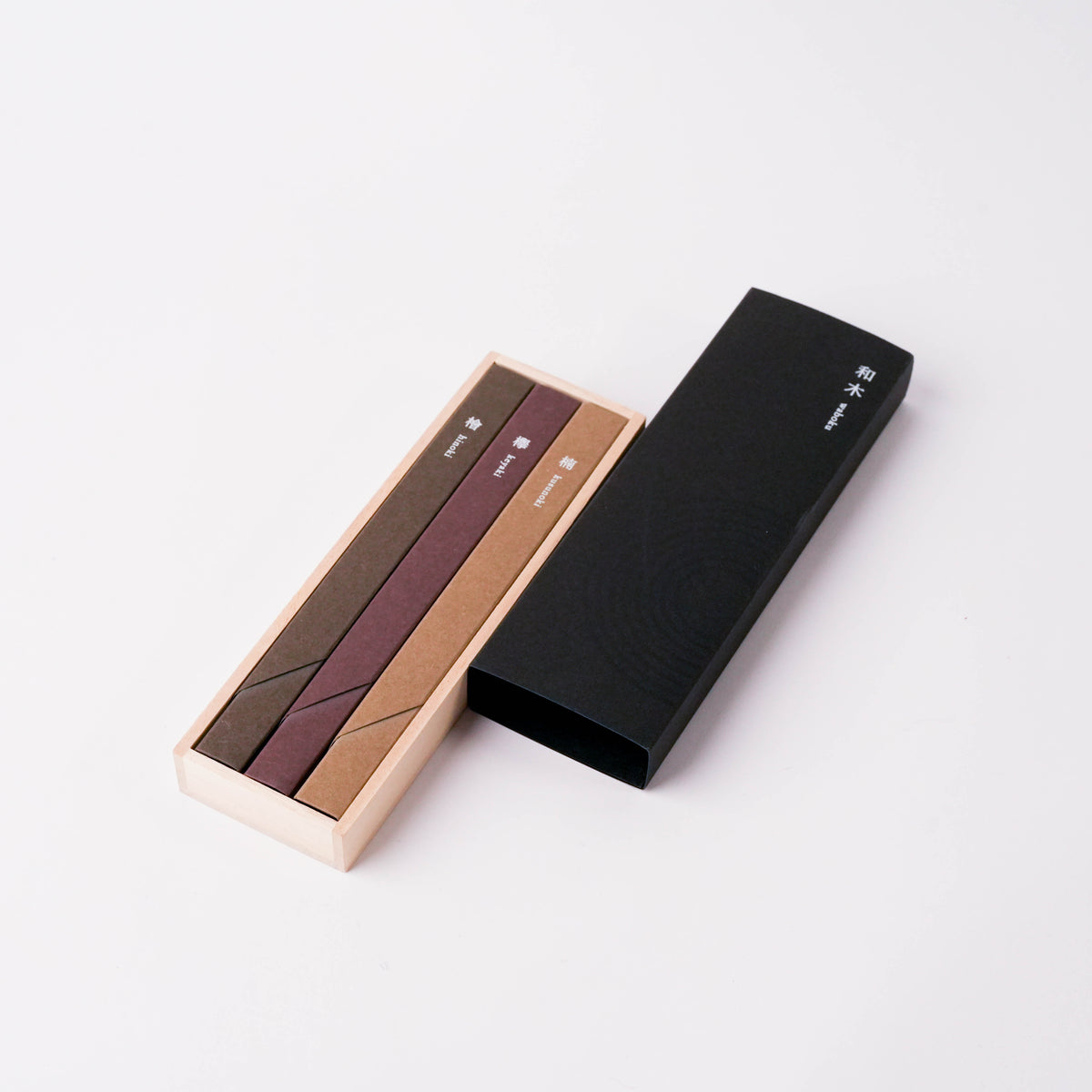 Kousaido Waboku Japanese Trees Incense – 3 Kinds Assortment Set