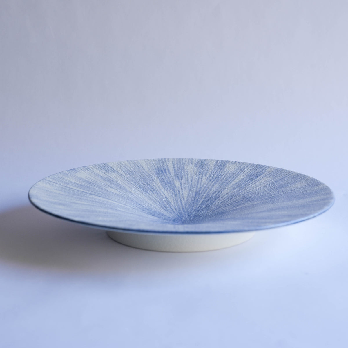Arita Ware Kichiemon Blue Bubble Glaze Plate