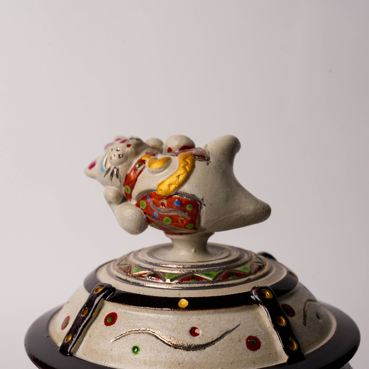 Koichi Yasunaga Cat Guardian Teapot