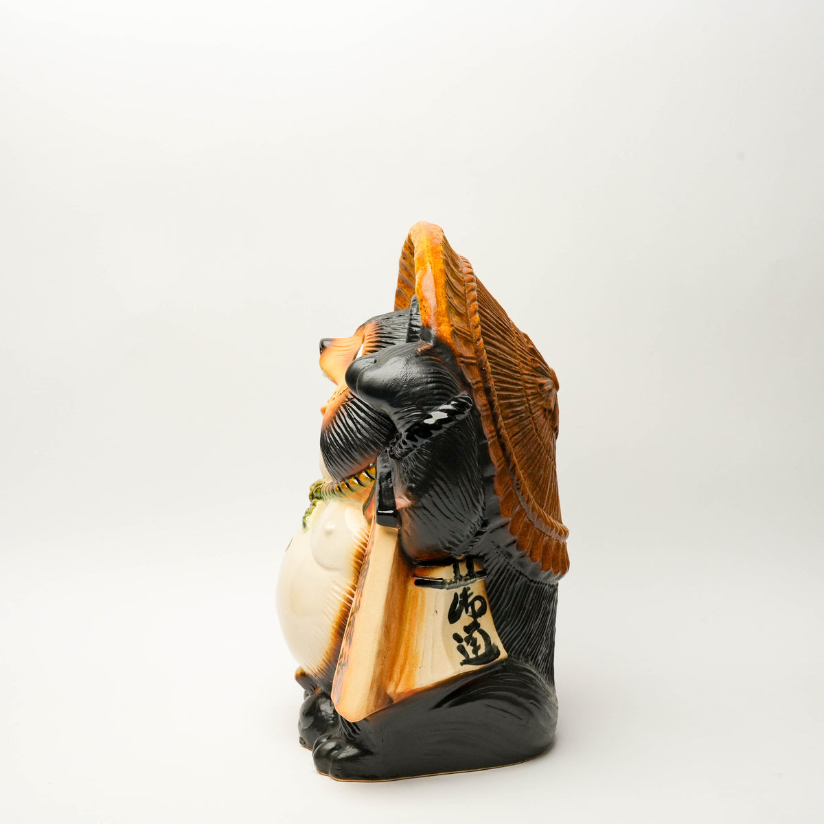 Shigaraki Ware Dream Realization Lucky Tanuki Raccoon Dog Ornament