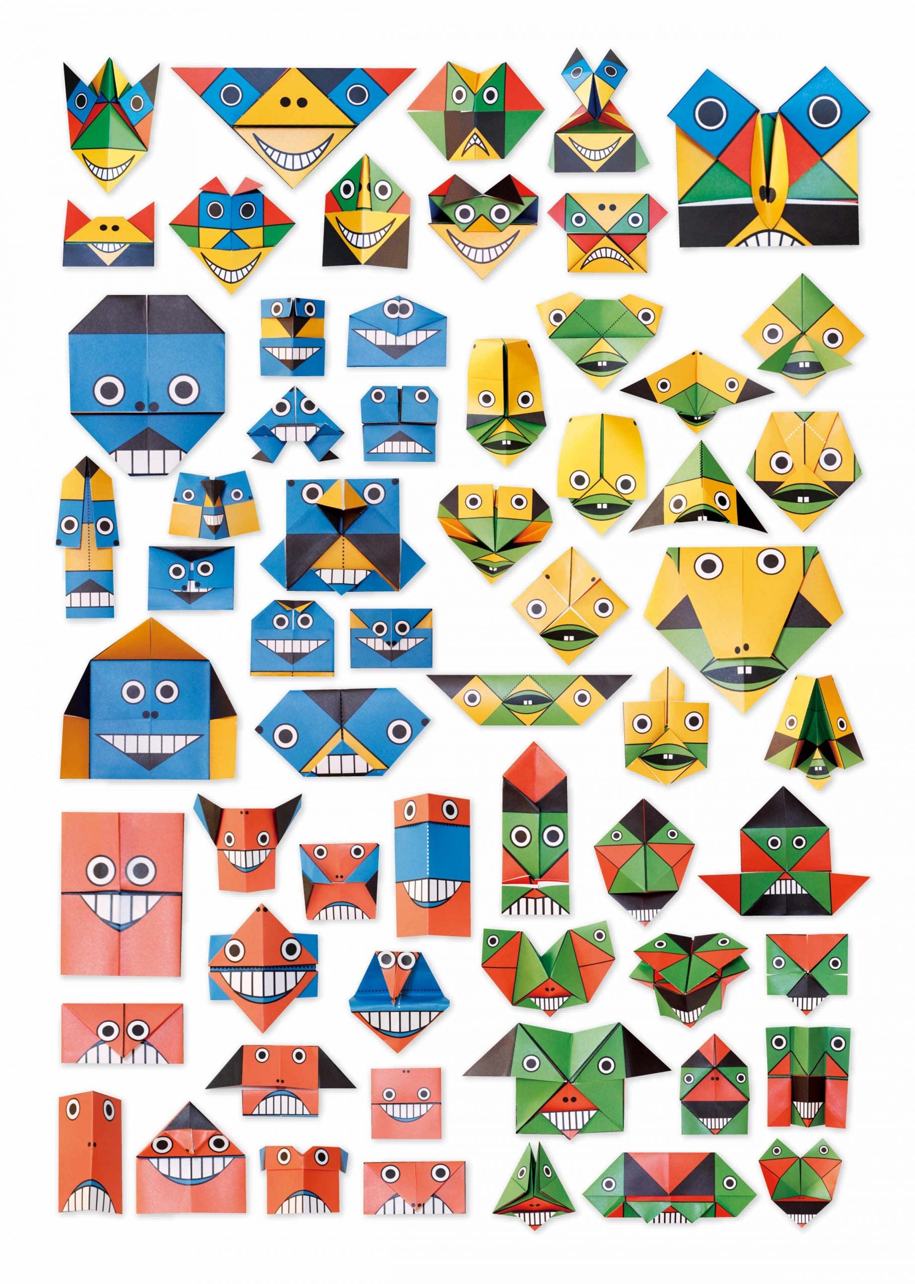 COCHAE Funny Face Origami Puzzle Set
