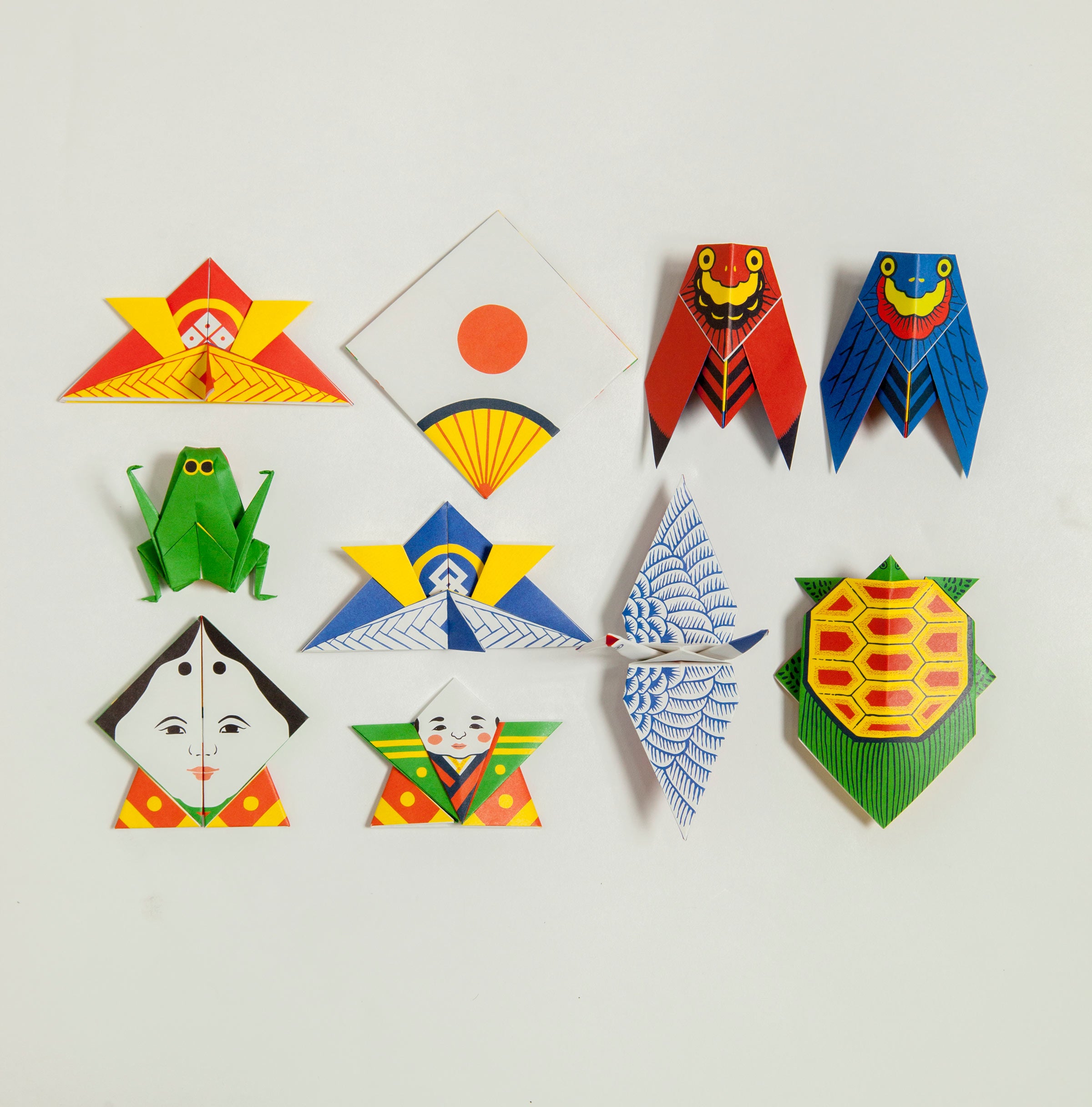 COCHAE Japanese Classic Origami Koten Set